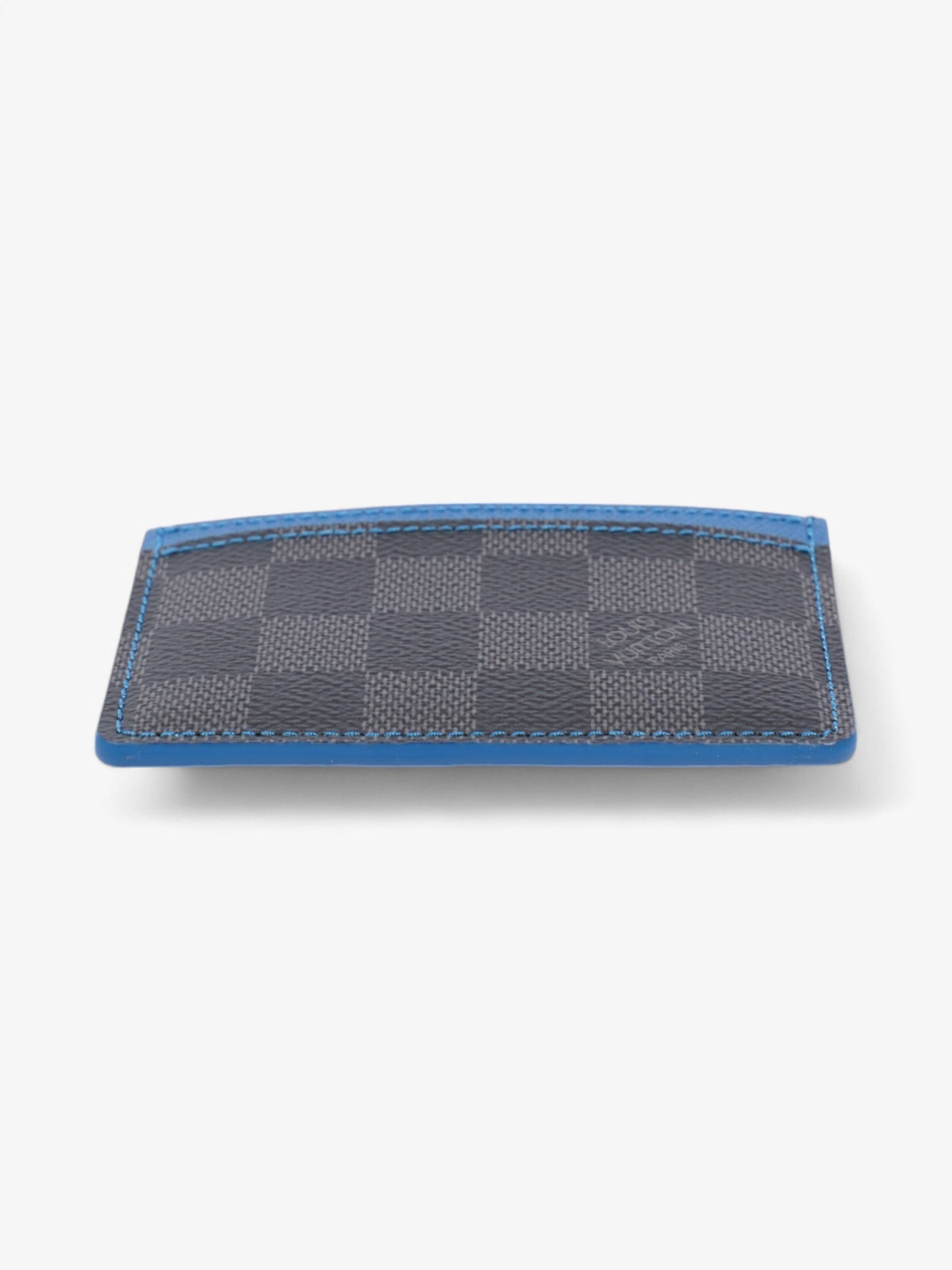 Louis Vuitton Card Holder Damier Graphite / Blue Coated Canvas