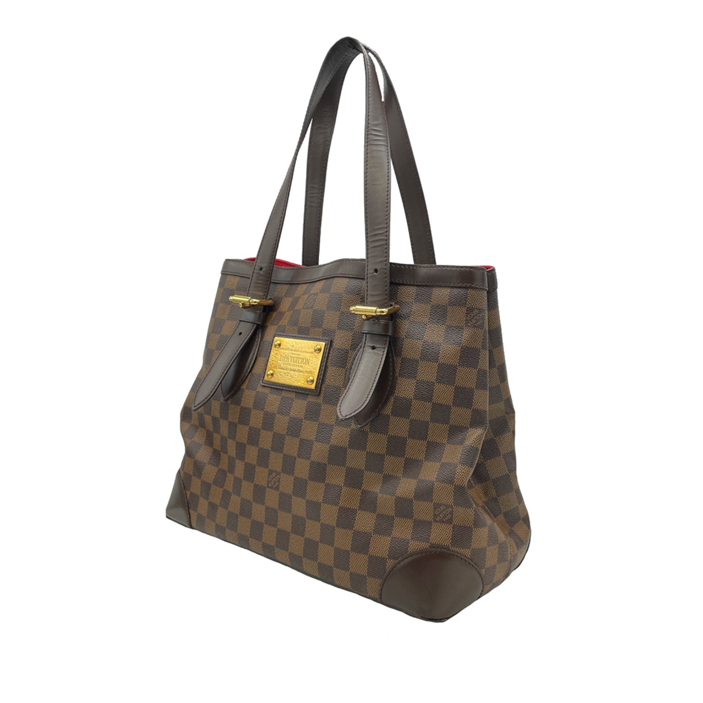LOUIS VUITTON Damier Ebene Hampstead MM Tote Bag