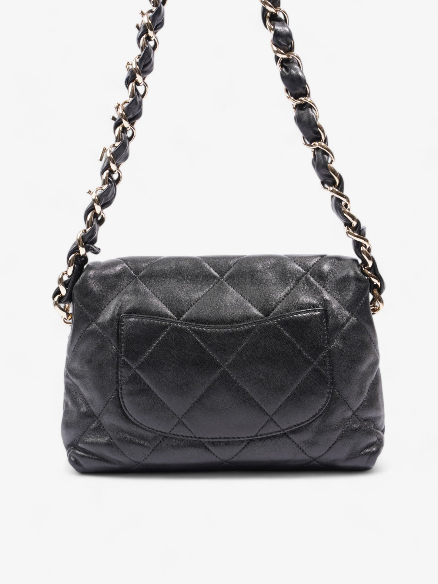 Chanel 19 Flap Black Lambskin Leather