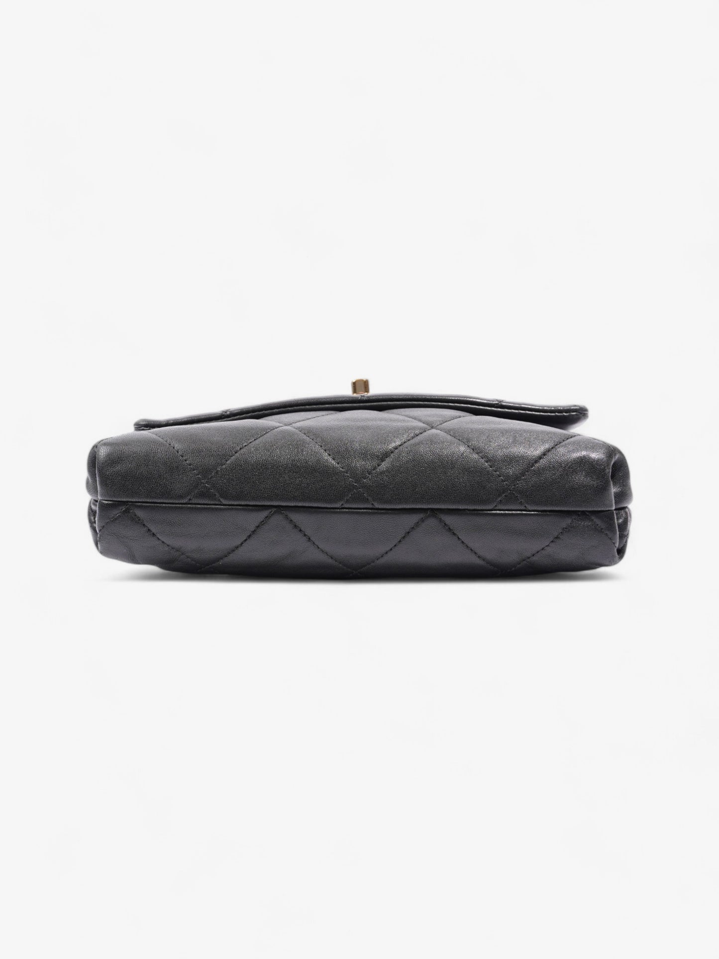 Chanel 19 Flap Black Lambskin Leather
