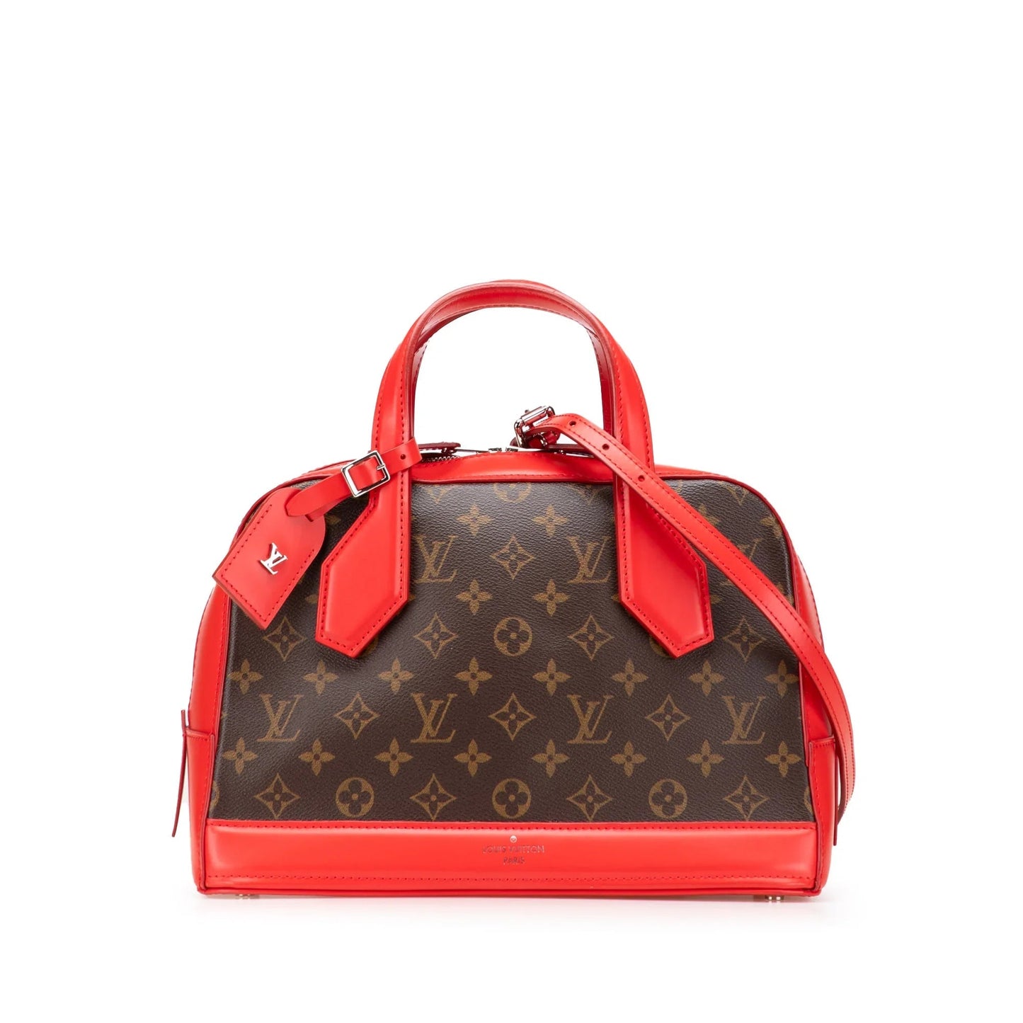 Brown Louis Vuitton Monogram Dora PM Satchel