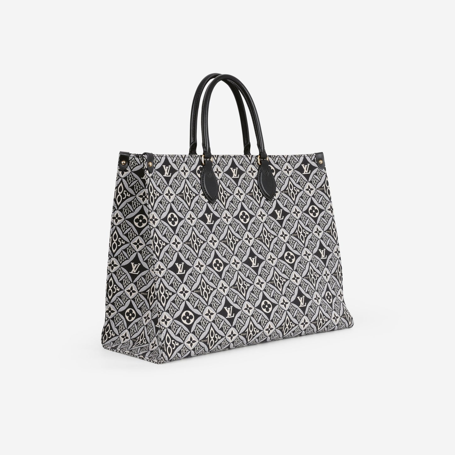 Louis Vuitton OnTheGo GM - Black "Since 1854" Jacquard | Gold Hardware