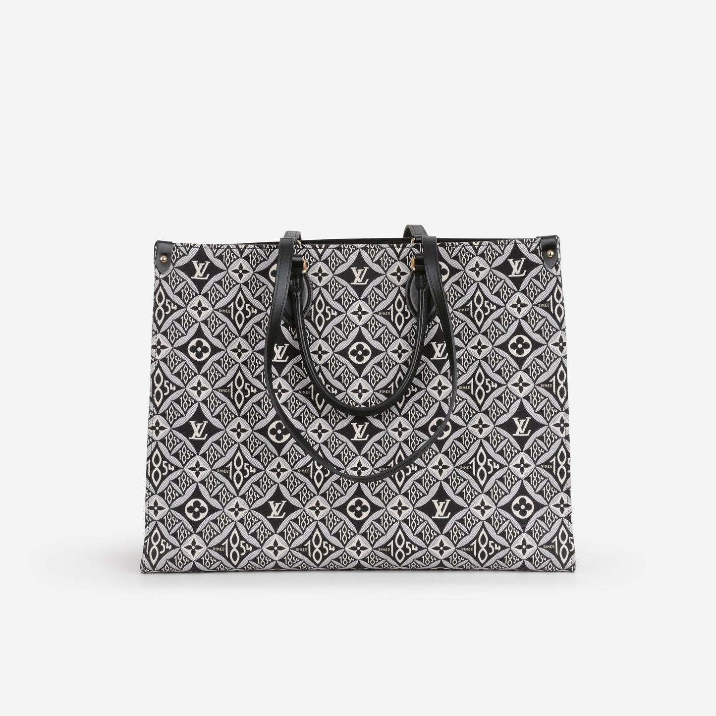 Louis Vuitton OnTheGo GM - Black "Since 1854" Jacquard | Gold Hardware