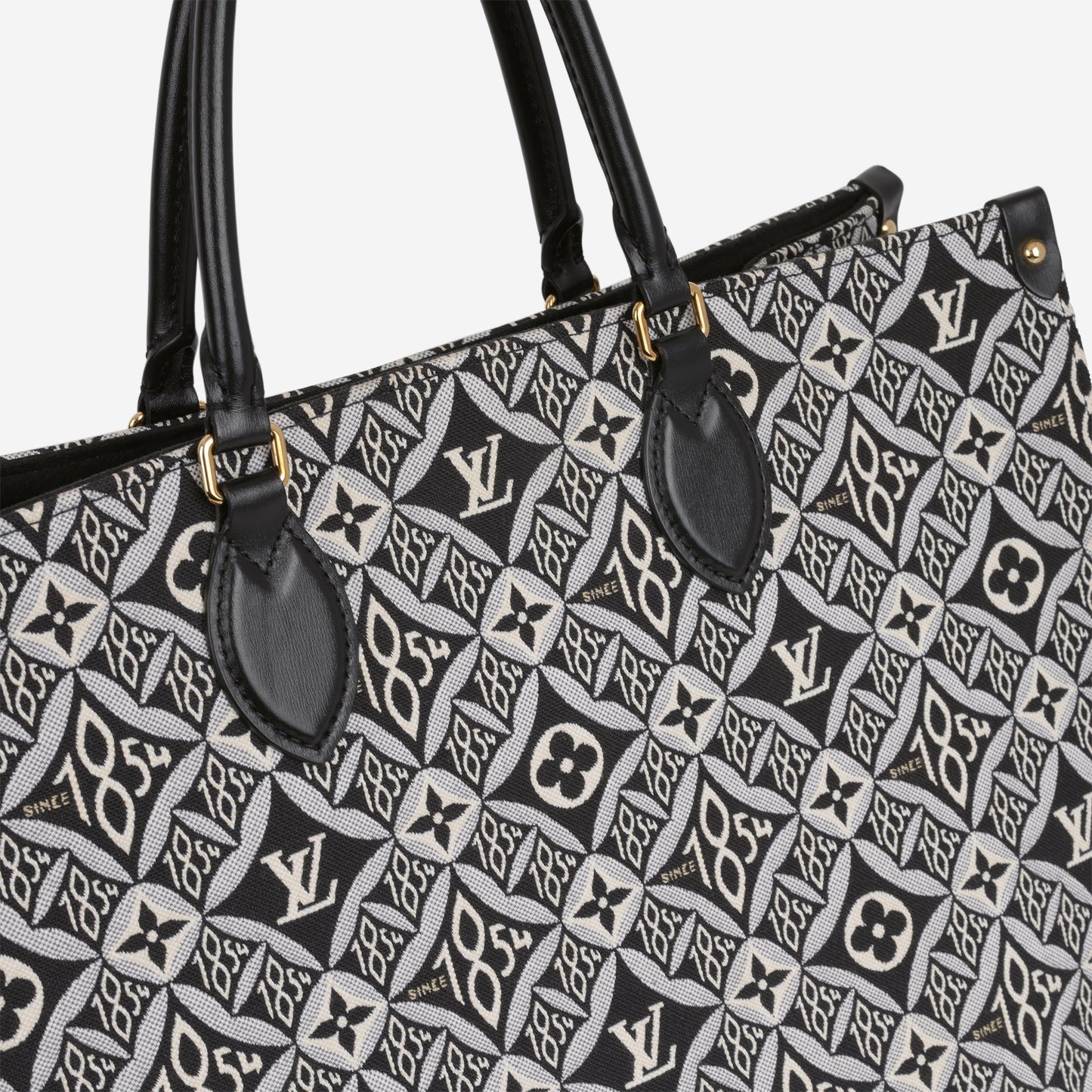 Louis Vuitton OnTheGo GM - Black "Since 1854" Jacquard | Gold Hardware