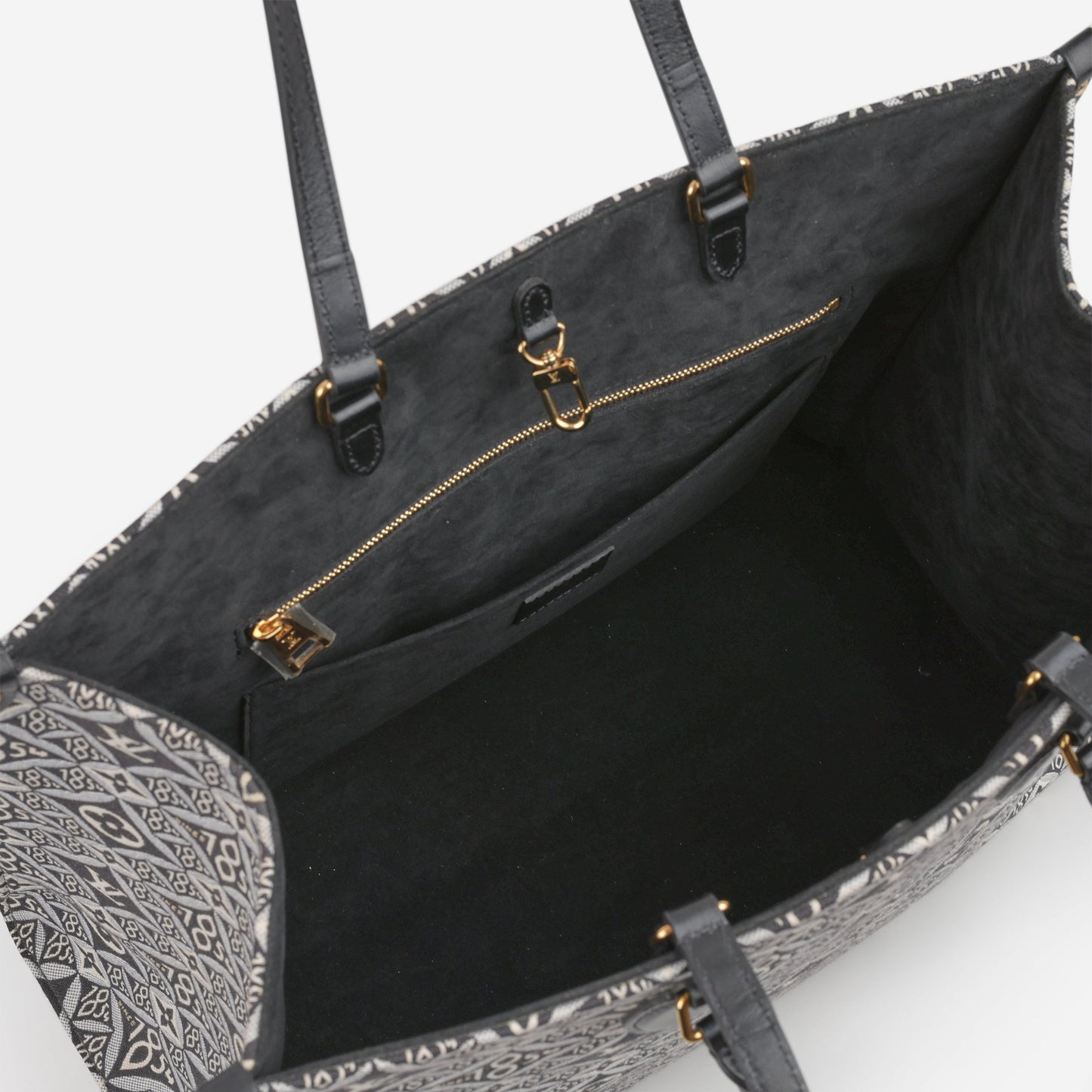 Louis Vuitton OnTheGo GM - Black "Since 1854" Jacquard | Gold Hardware