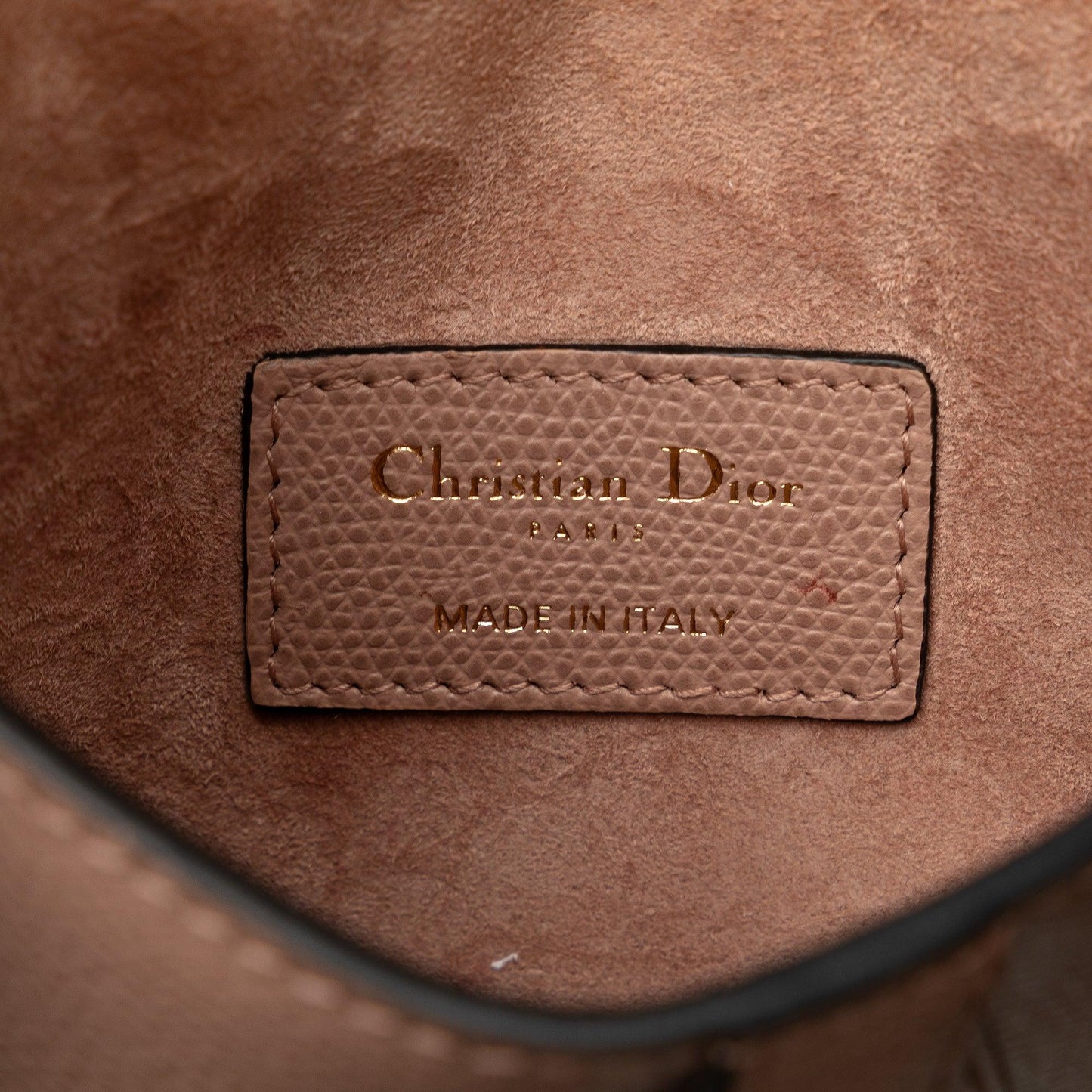 Brown Dior Leather Saddle Belt Bag