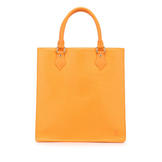 Orange Louis Vuitton Epi Sac Plat PM Tote Bag