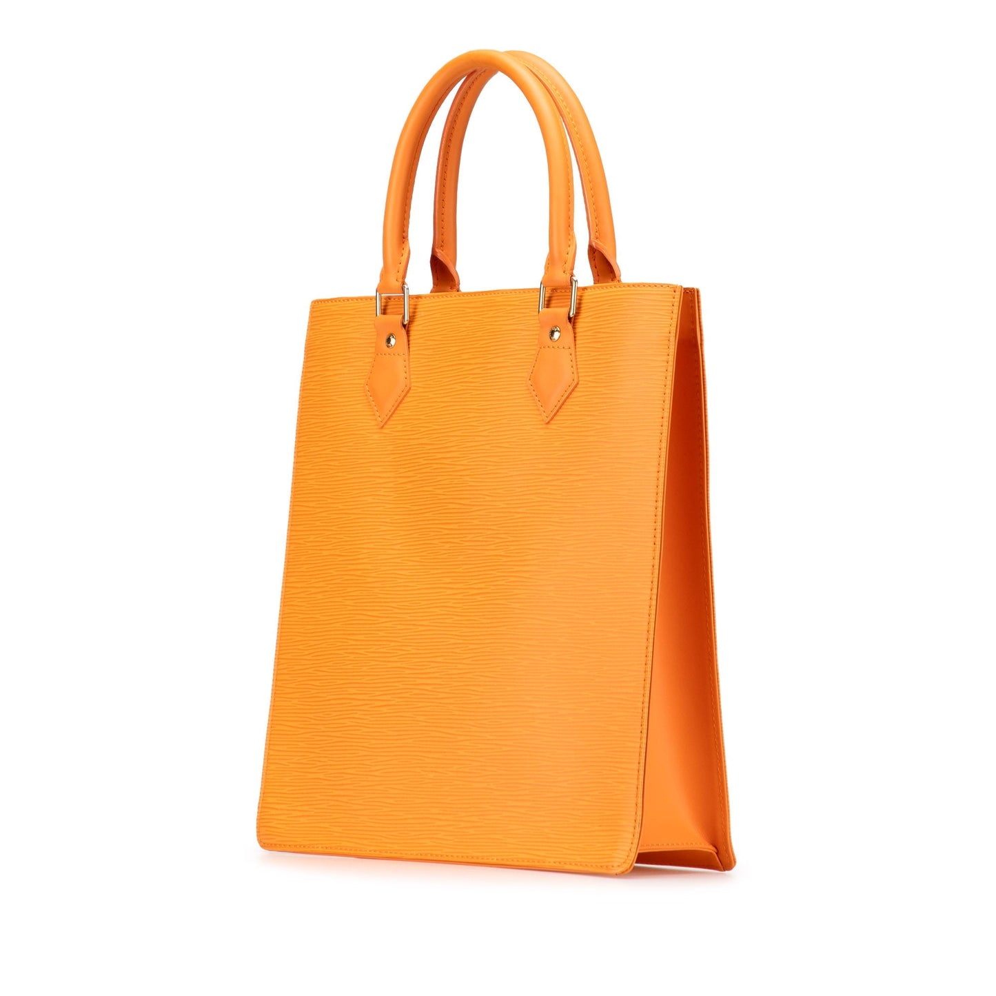 Orange Louis Vuitton Epi Sac Plat PM Tote Bag