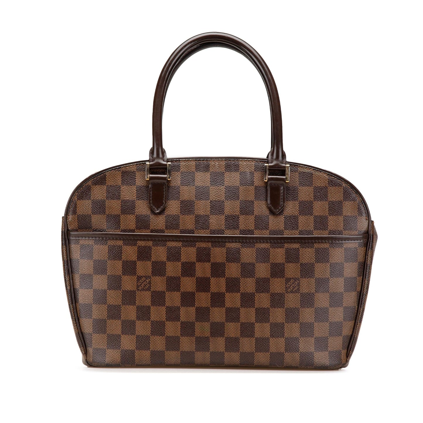Brown Louis Vuitton Damier Ebene Sarria Horizontal Handbag