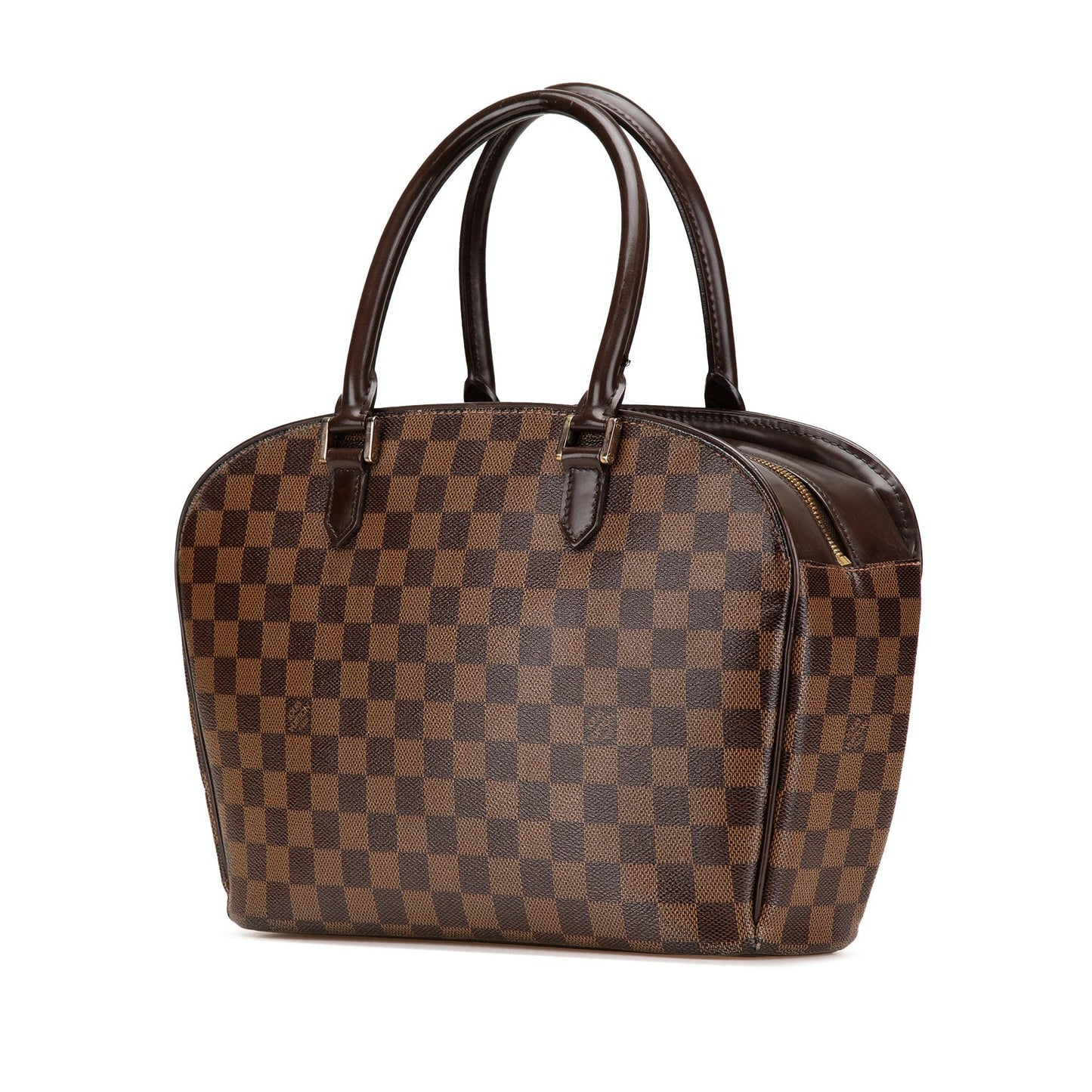 Brown Louis Vuitton Damier Ebene Sarria Horizontal Handbag