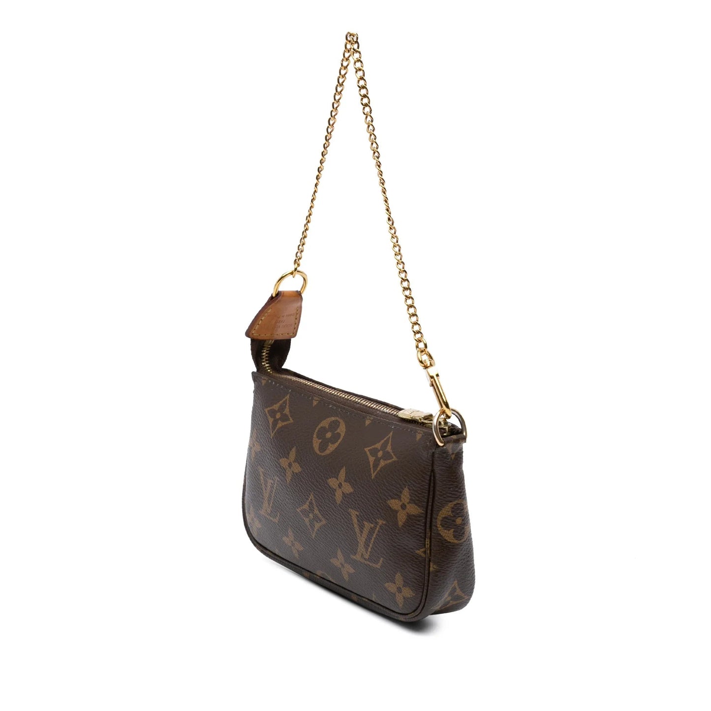Brown Louis Vuitton Monogram Mini Pochette Accessoires Handbag