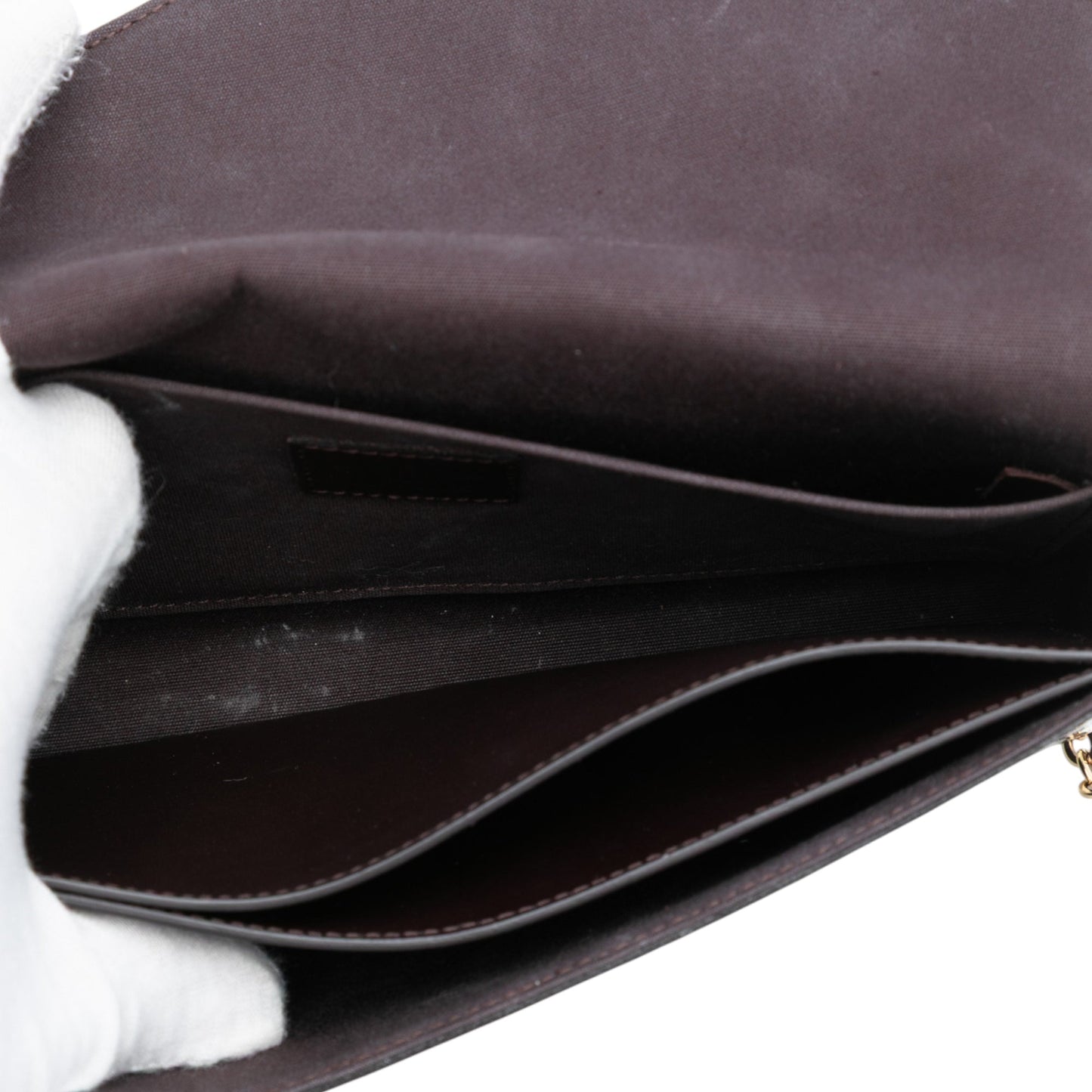 Purple Louis Vuitton Monogram Vernis Pochette Felicie Crossbody Bag