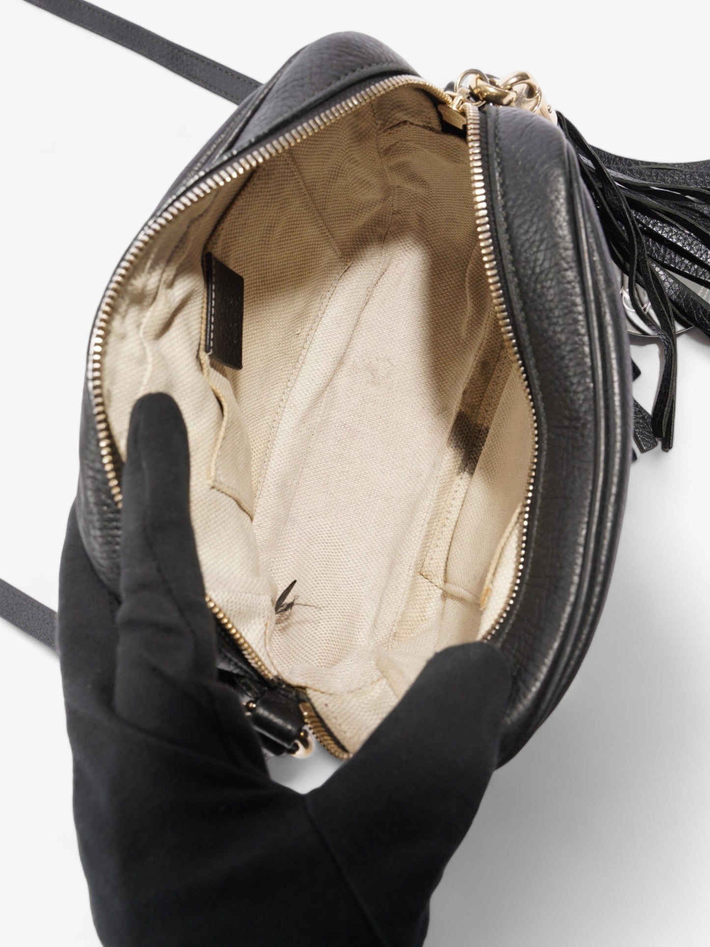 Gucci Soho Disco Bag Black Calfskin Leather