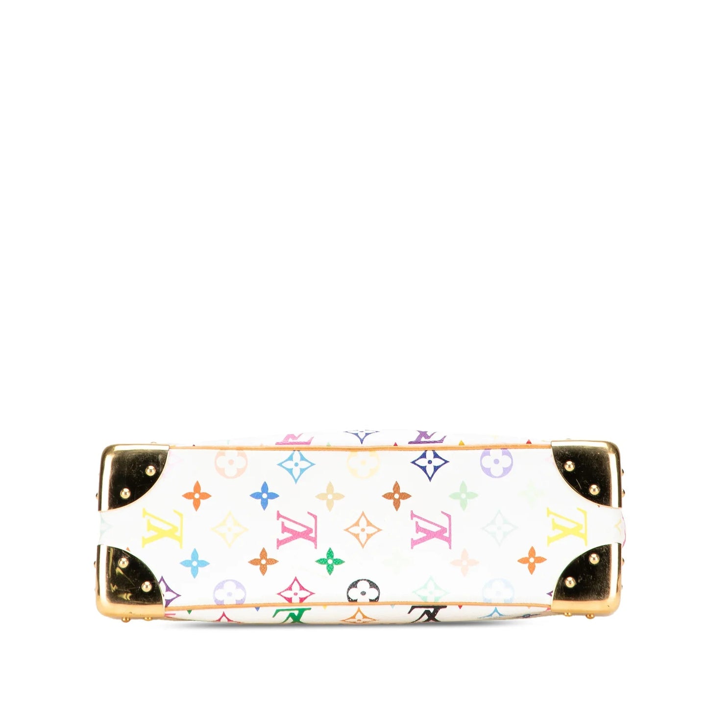 White Louis Vuitton Monogram Multicolore Boulogne Shoulder Bag