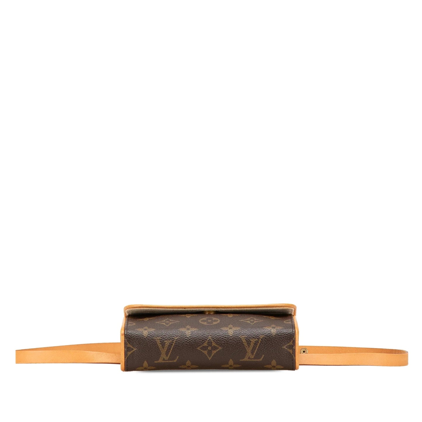 Brown Louis Vuitton Monogram Pochette Florentine Belt Bag