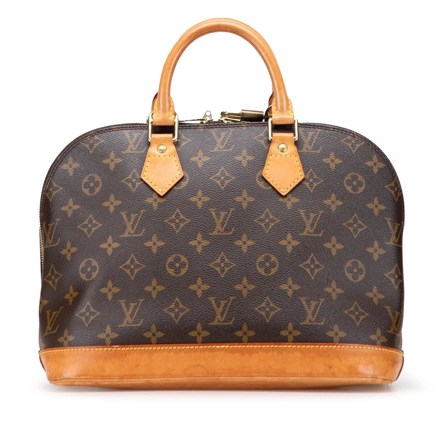Brown Louis Vuitton Monogram Alma PM Handbag