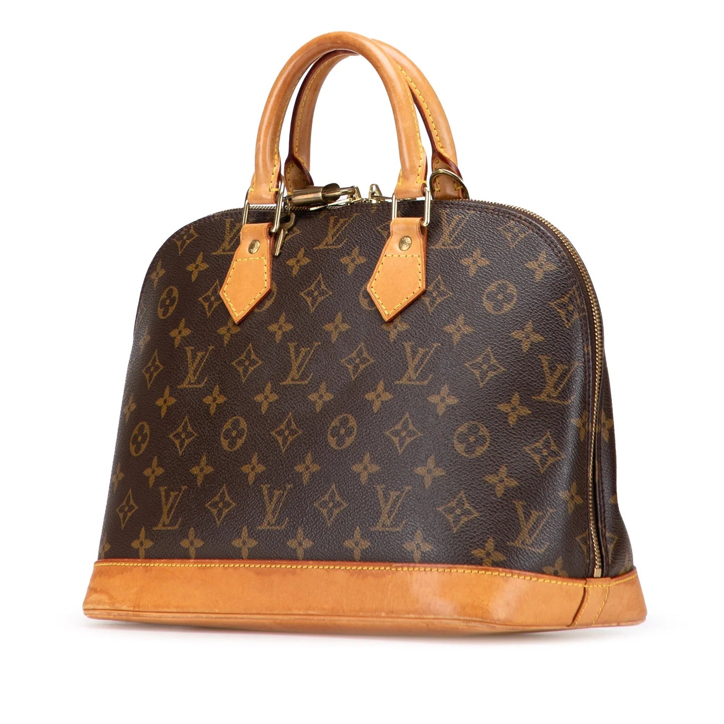 Brown Louis Vuitton Monogram Alma PM Handbag