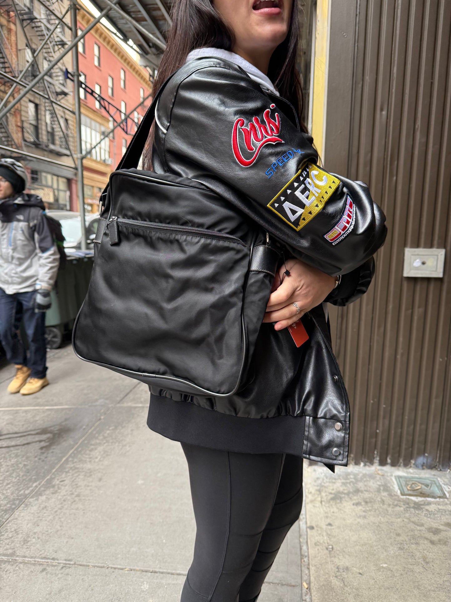 Prada Black Nylon Crossbody