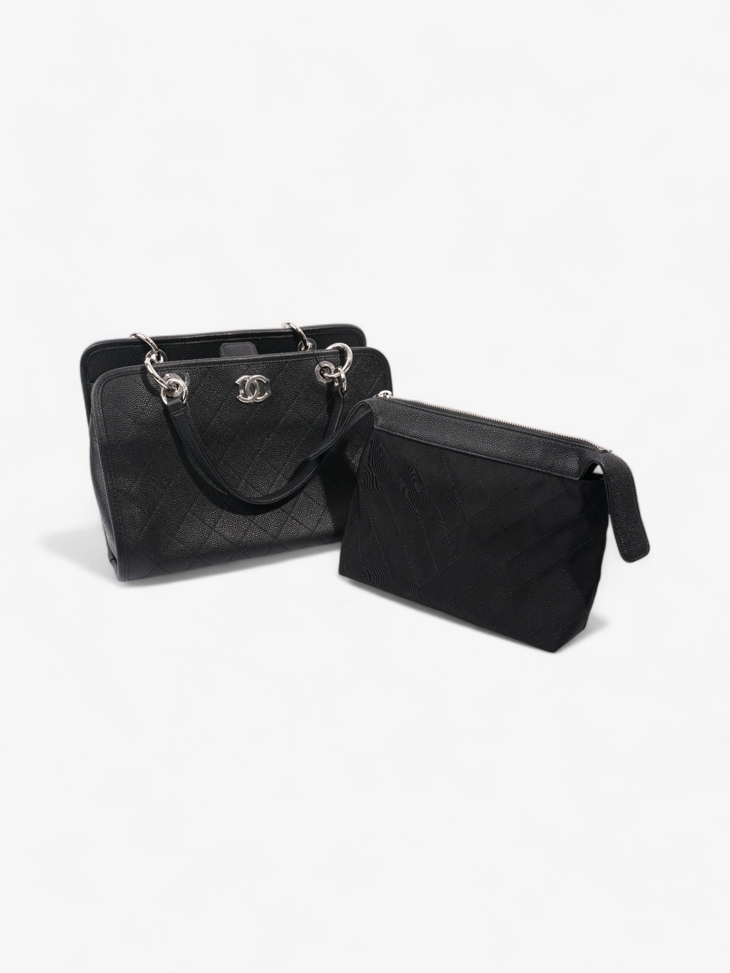 Chanel Shopping Tote Black Caviar Leather
