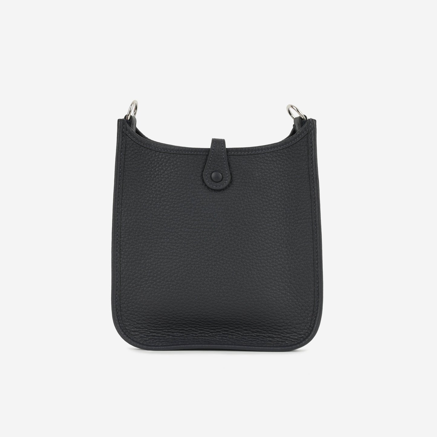 Hermès Evelyne TPM - Caban Clemence / Rose Shocking - Bleu Indigo Strap | Palladium Hardware