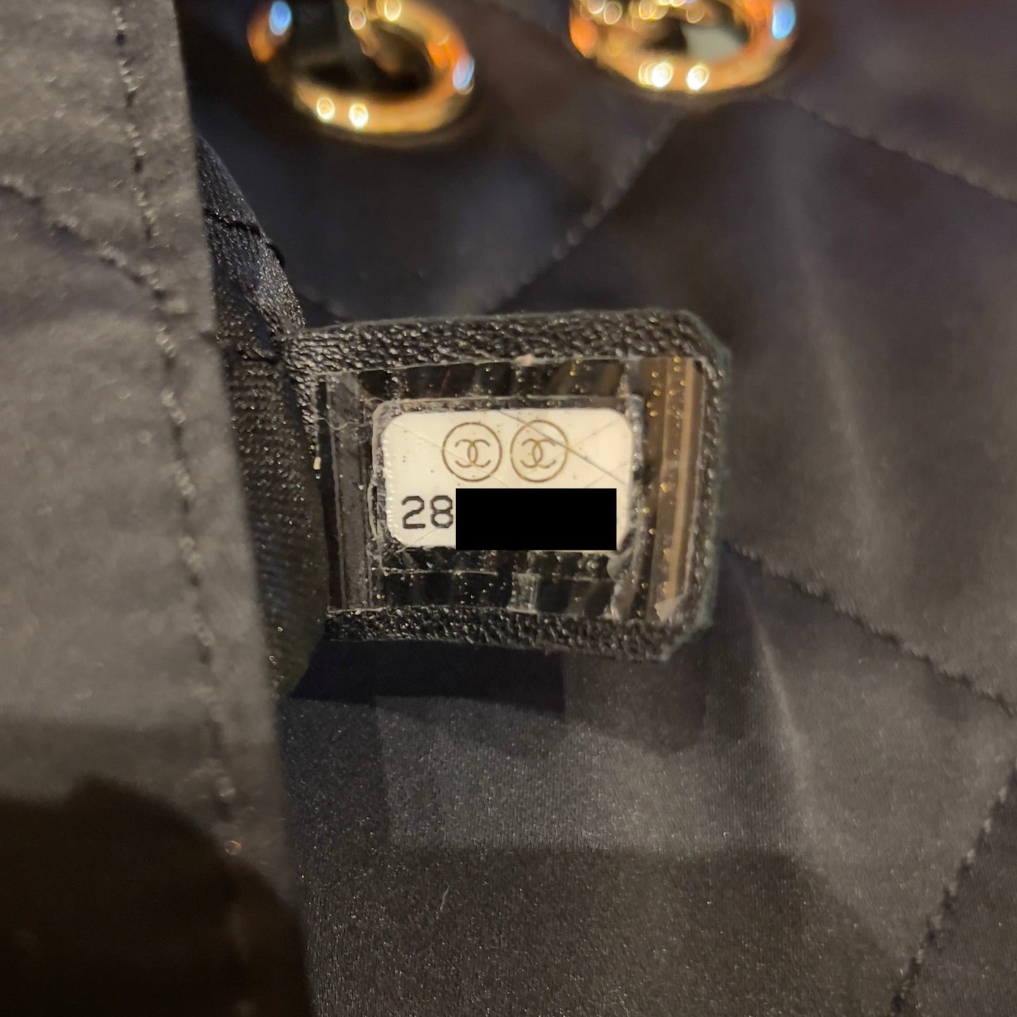 Chanel Seasonal Flap Bag Fabric Black