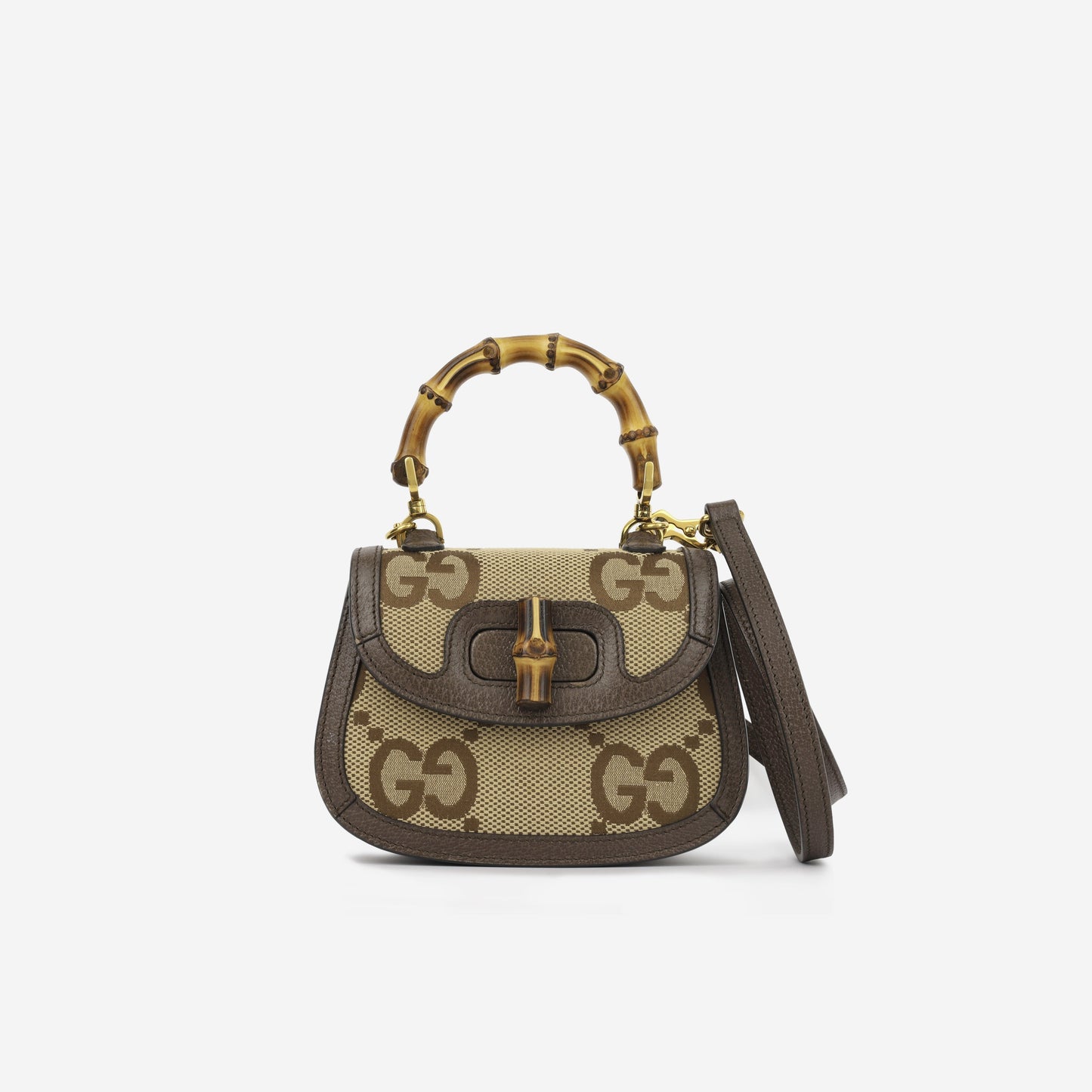 Gucci Monogram Twist Leather Mini Shoulder Bag
