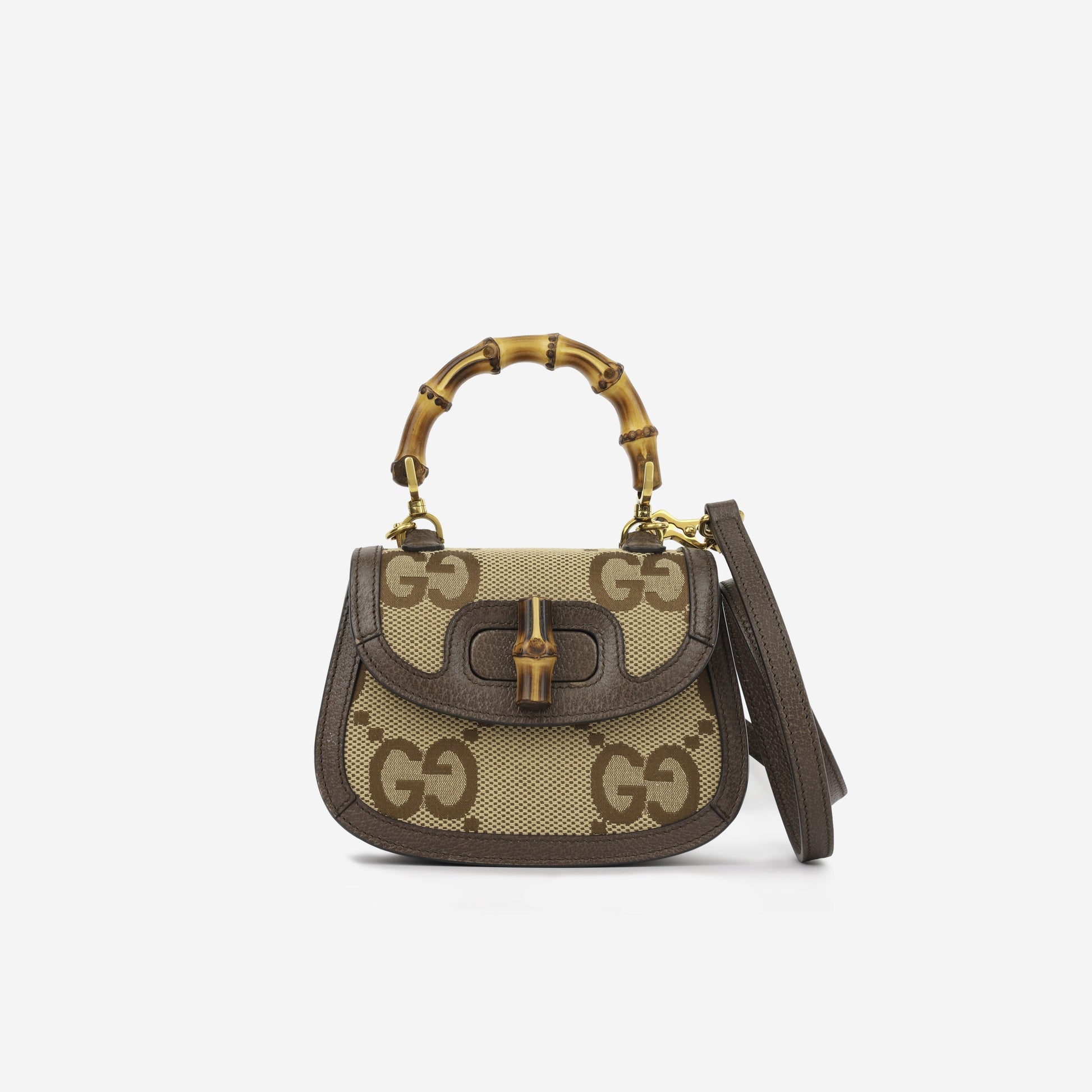 Gucci Monogram Twist Leather Mini Shoulder Bag