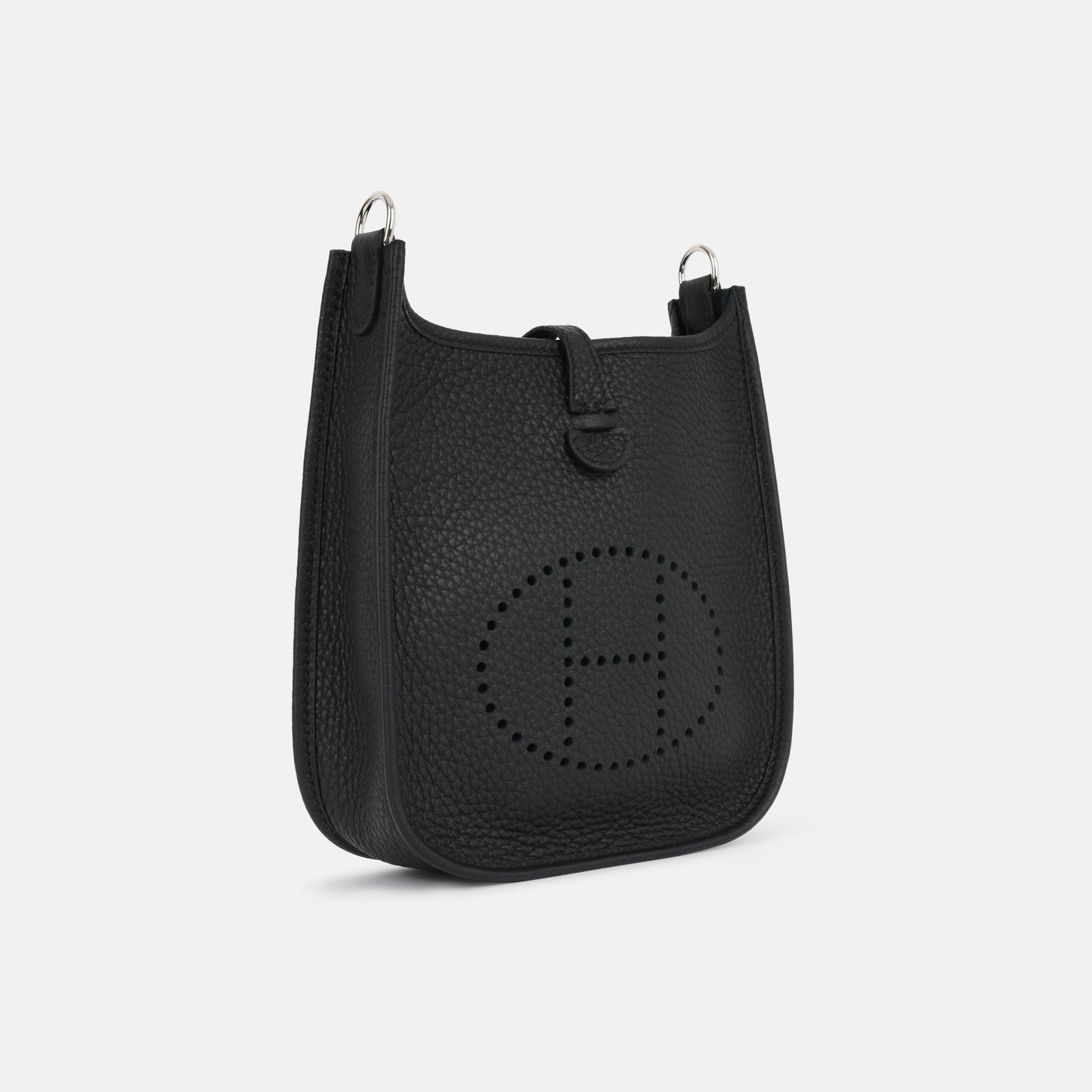 Hermès Mini Evelyne 16 - Black Clemence | Palladium Hardware