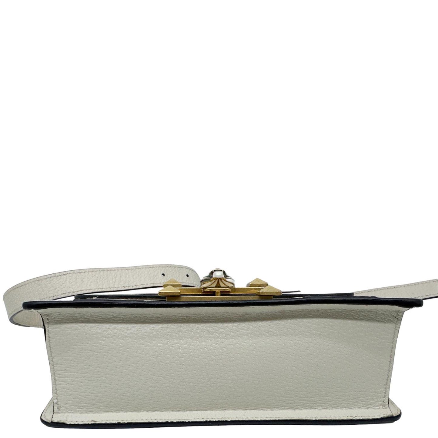 GUCCI Osiride GG Supreme Canvas Shoulder Bag Gold 497995