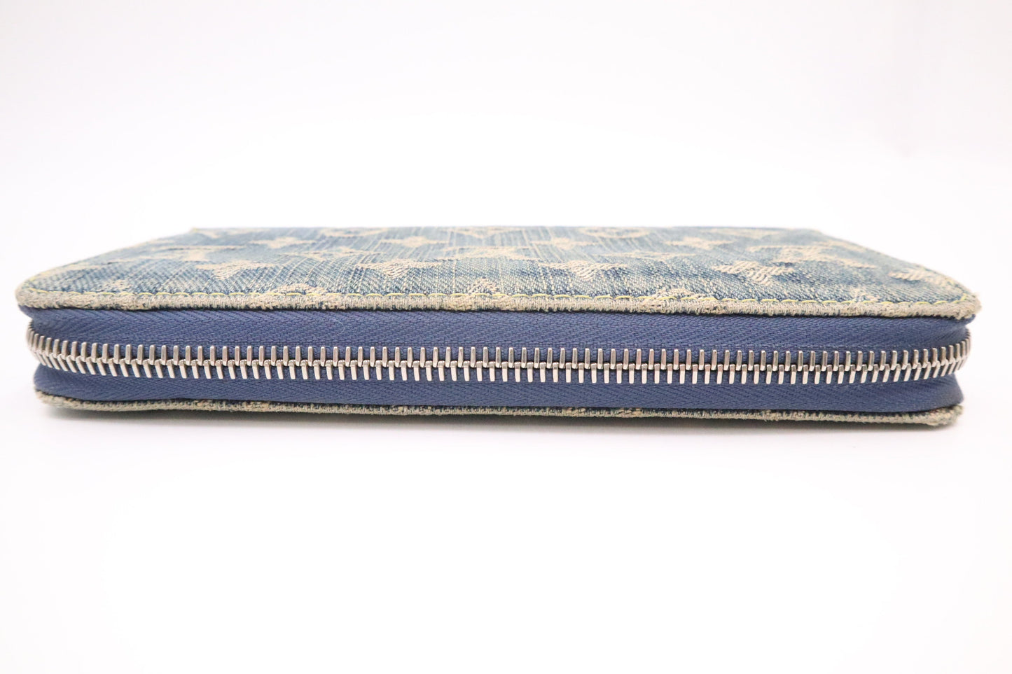 Louis Vuitton Long Zippy Wallet in Denim Monogram Canvas