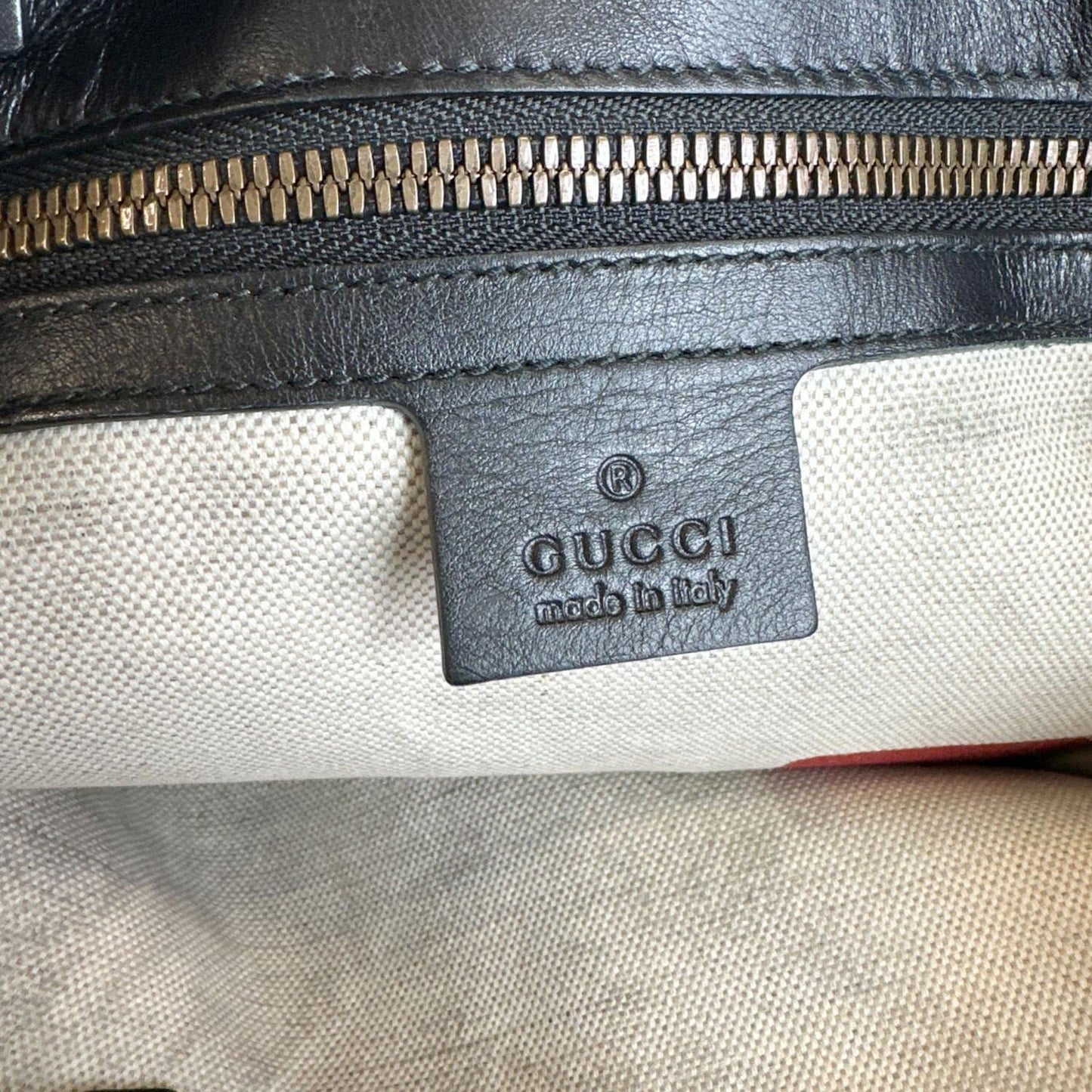GUCCI L’Aveugle Par Amour Tiger Print GG Supreme Canvas Vertical Tote Bag Beige 450950