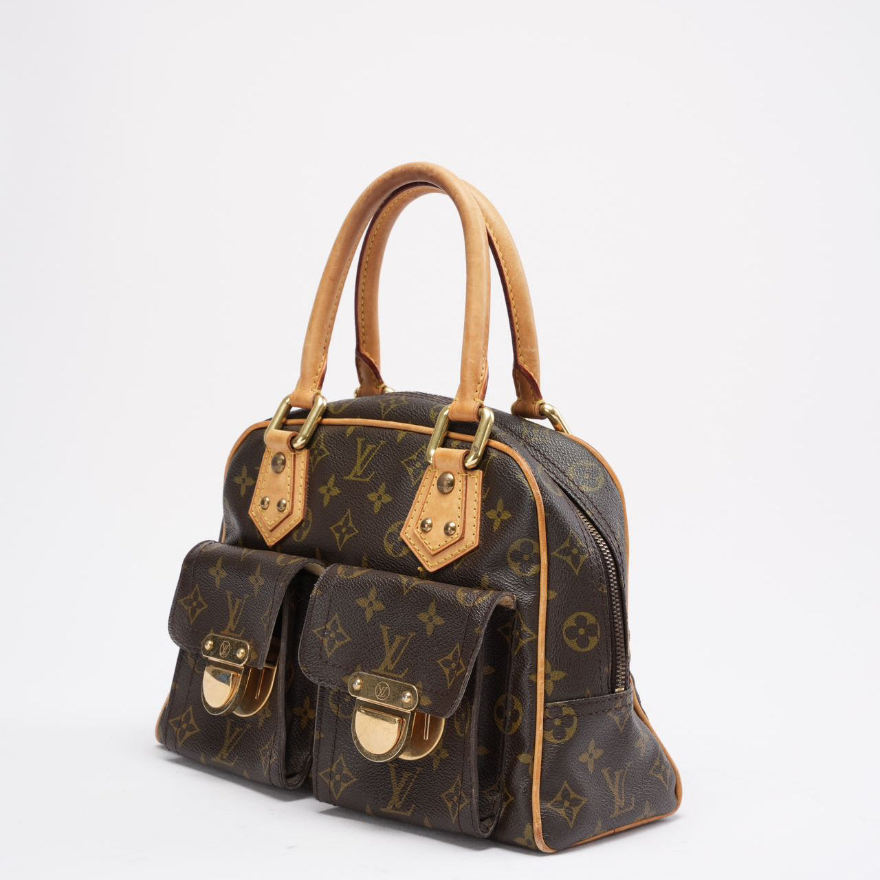 Louis Vuitton Manhattan PM Brown Monogram Handbag