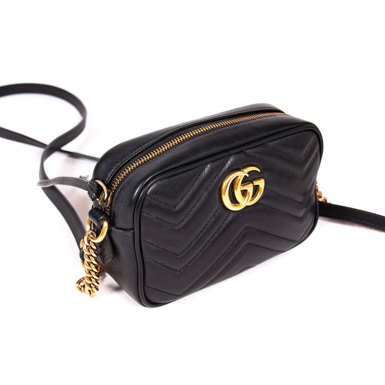 Gucci GG Marmont Leather Chain Shoulder Bag Style 14