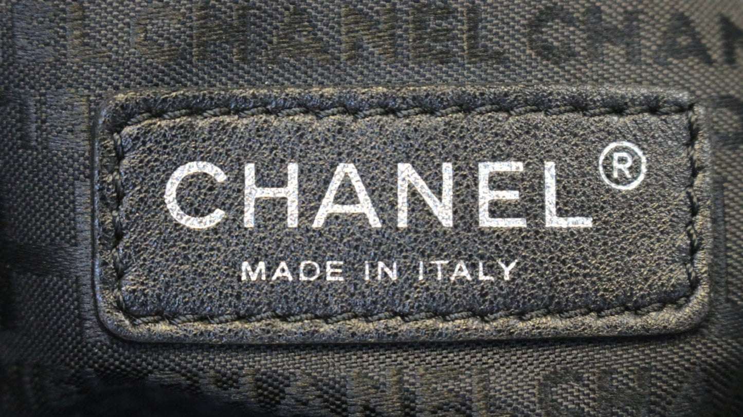 Chanel Shoulder Bag Black Lambskin Leather - CHANEL Bags