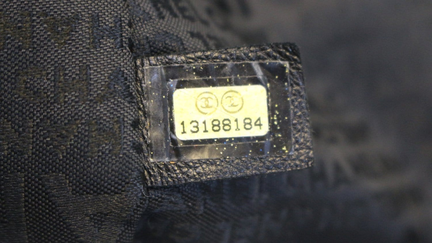 Chanel Shoulder Bag Black Lambskin Leather - CHANEL Bags