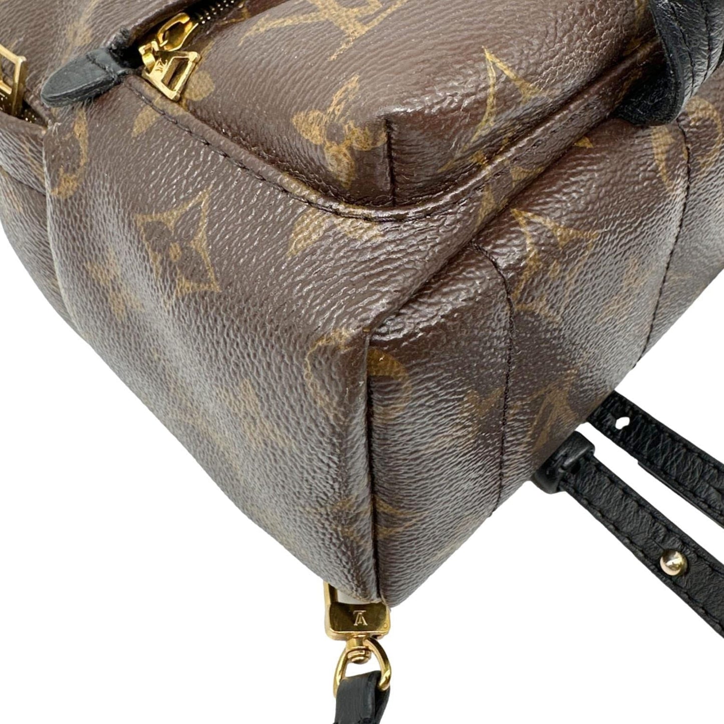 LOUIS VUITTON Palm Spring Mini Monogram Canvas Backpack Brown