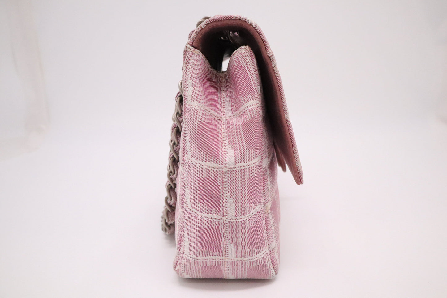 Chanel Medium Flap in Pink New Travel Line Canvas