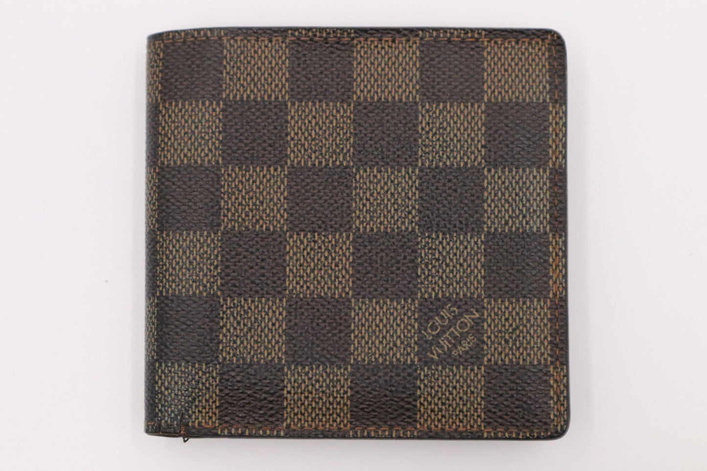 Louis Vuitton Bifold Wallet in Damier Ebene