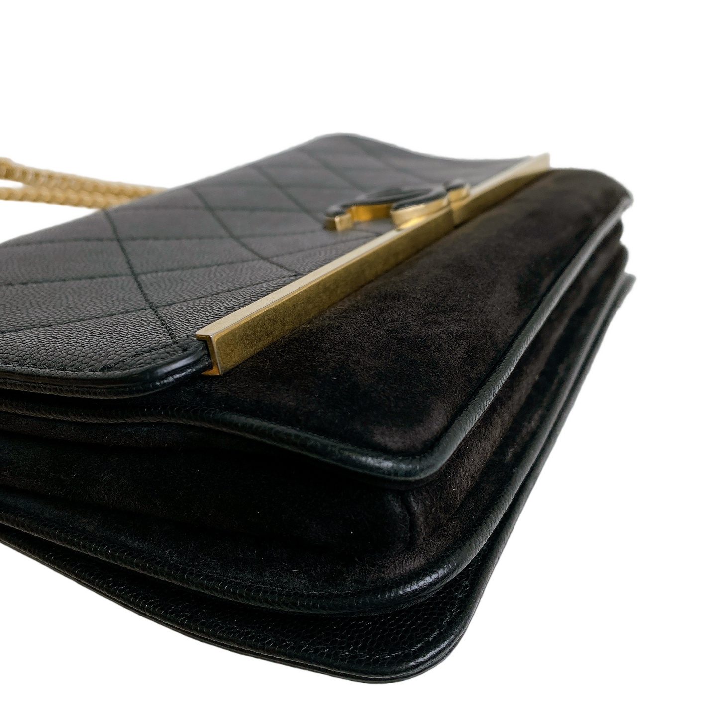 CHANEL LADY COCO FLAP BAG  IN BLACK