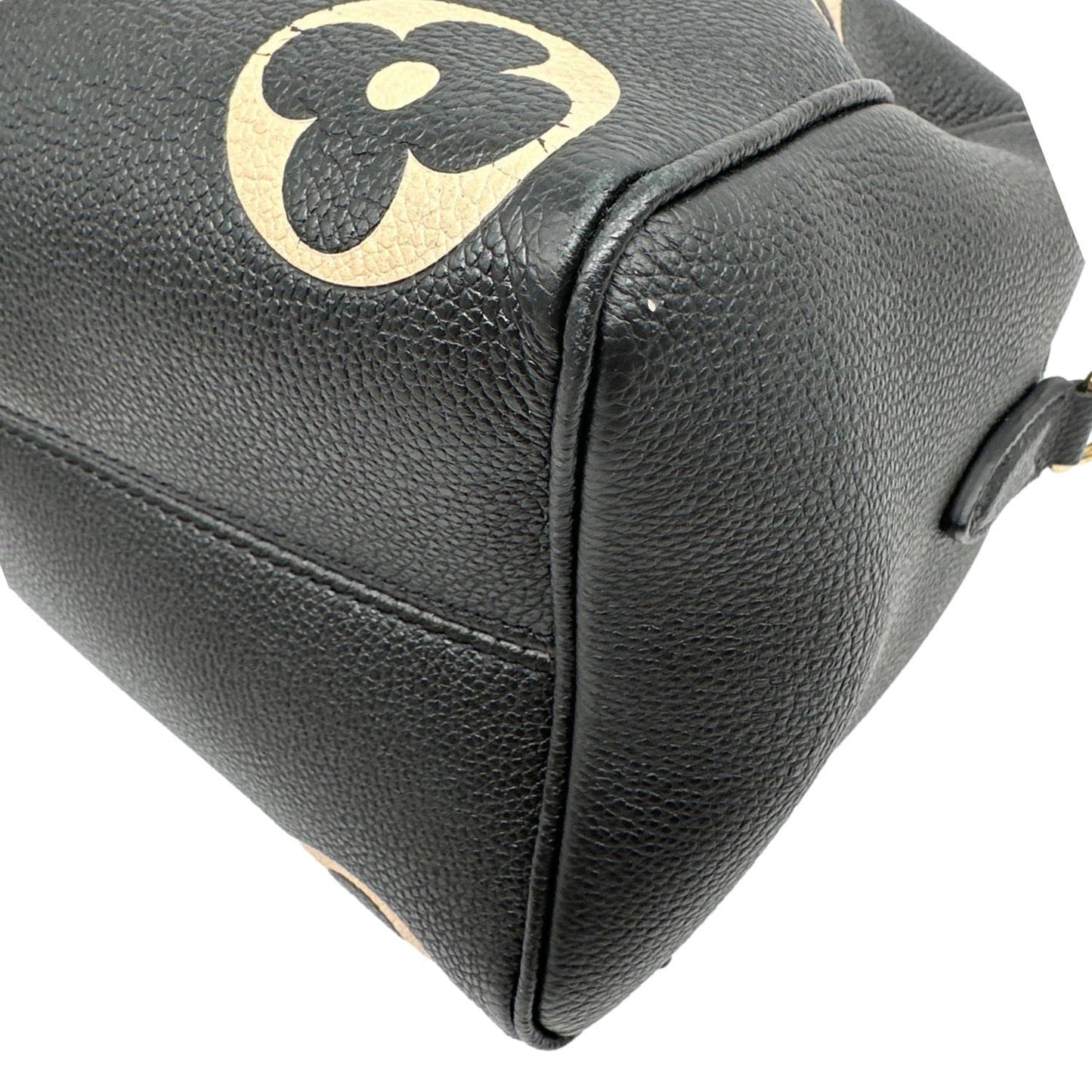 LOUIS VUITTON Speedy Bandouliere 25 Monogram Empreinte Leather Shoulder Bag Bicolor