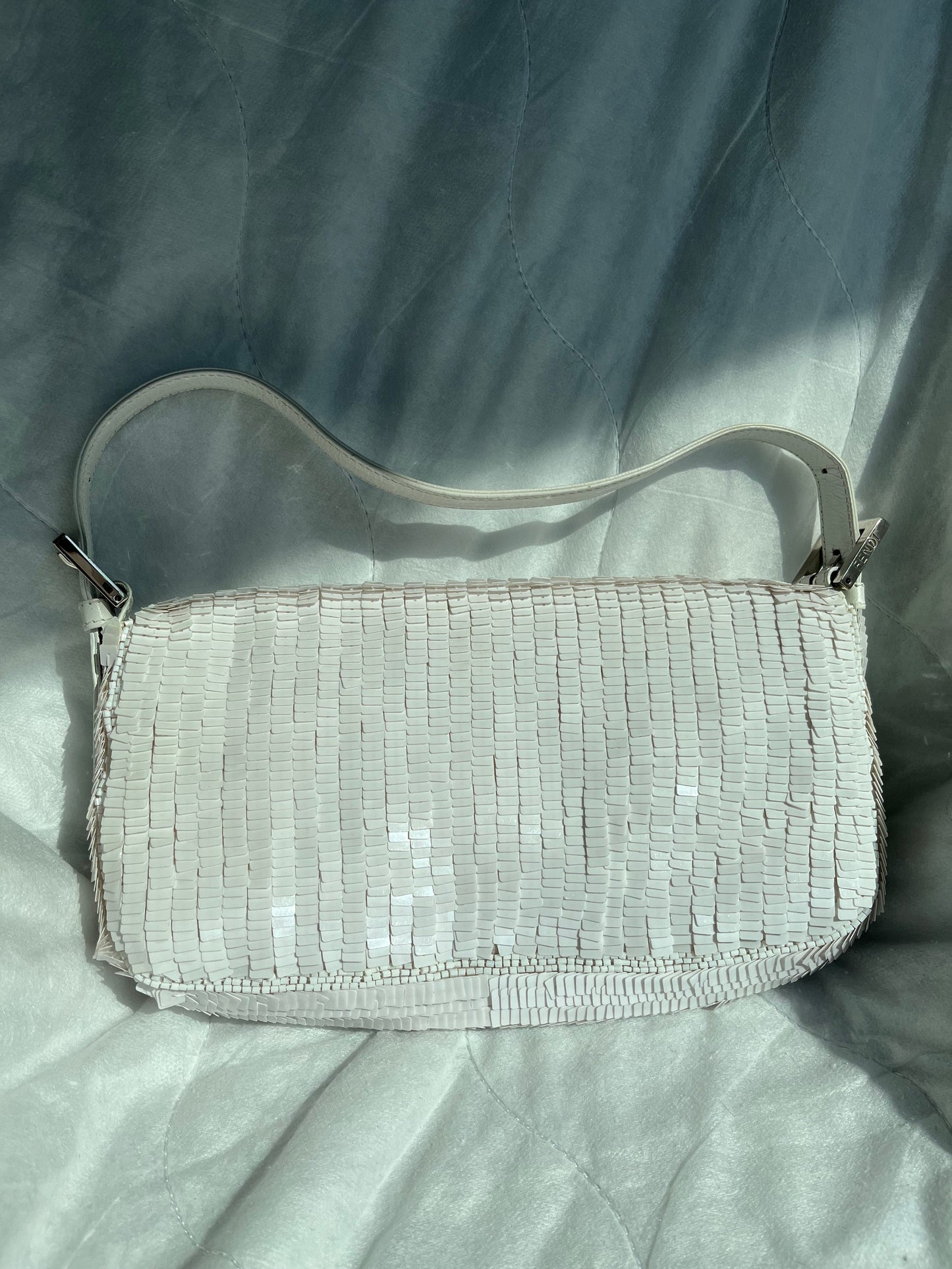 FENDI Baguette Snow White sequins excellent condition