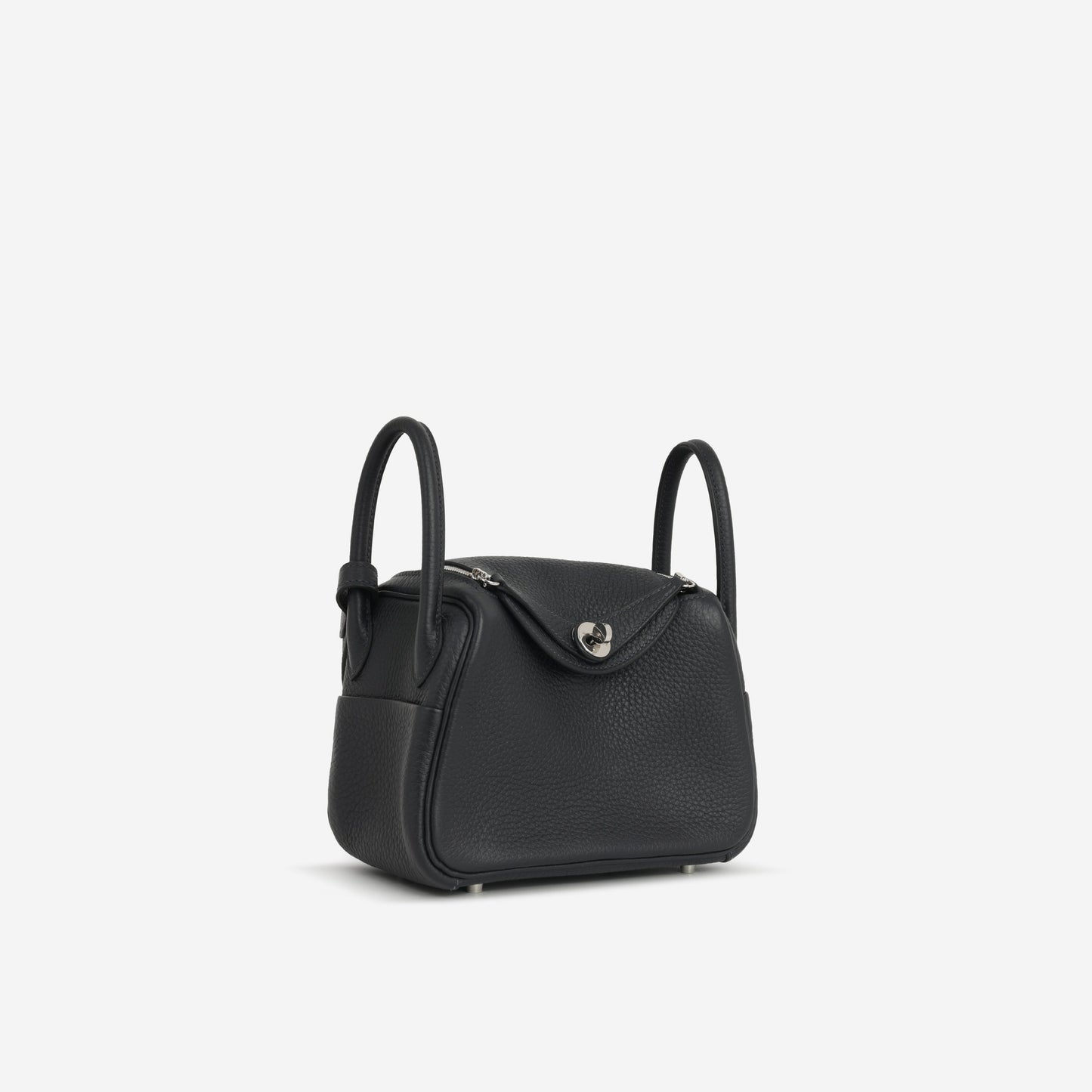 Hermès Mini Lindy - Caban Clemence | Palladium Hardware