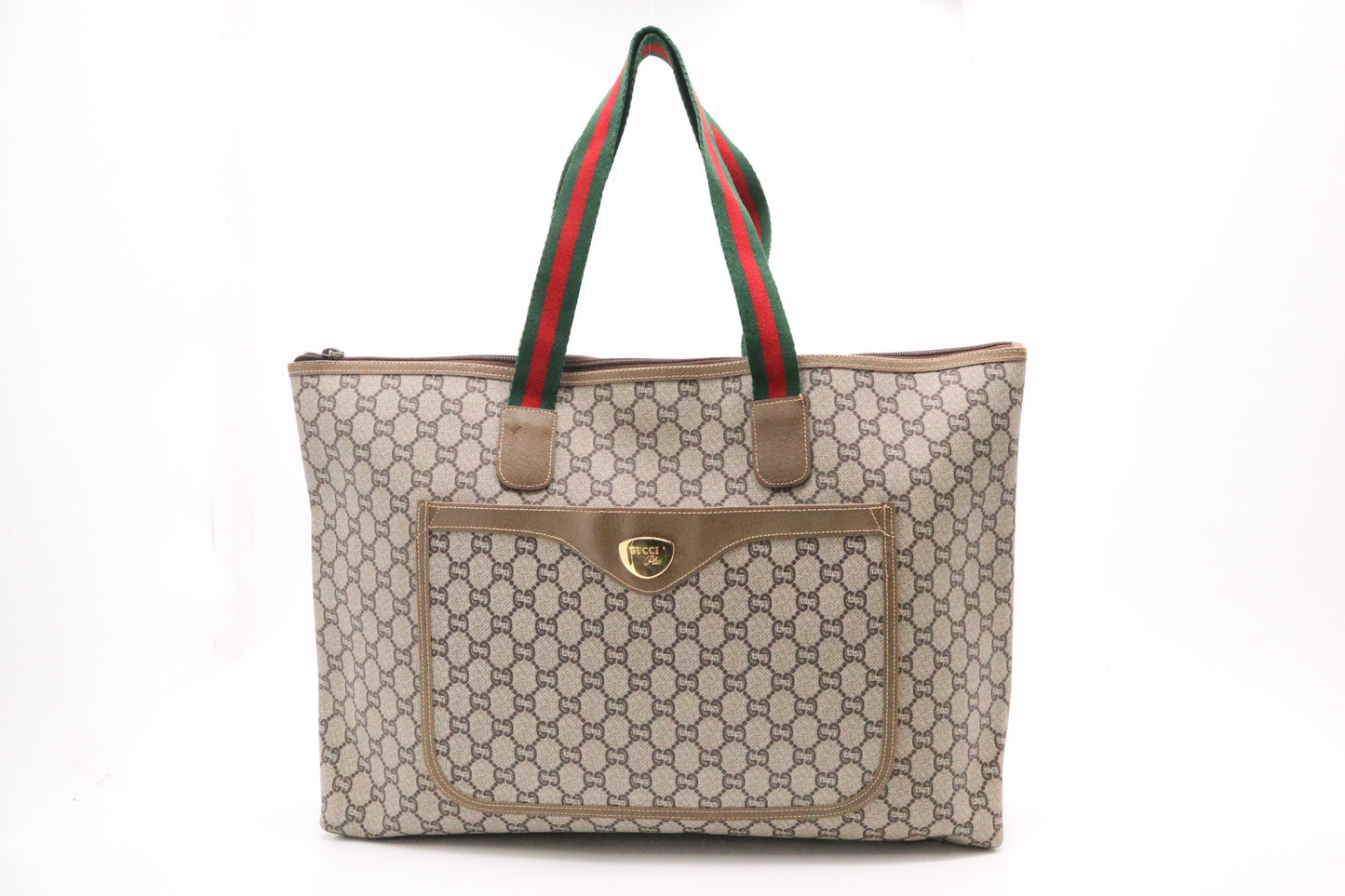Gucci Plus Sherry Line Tote in GG Canvas