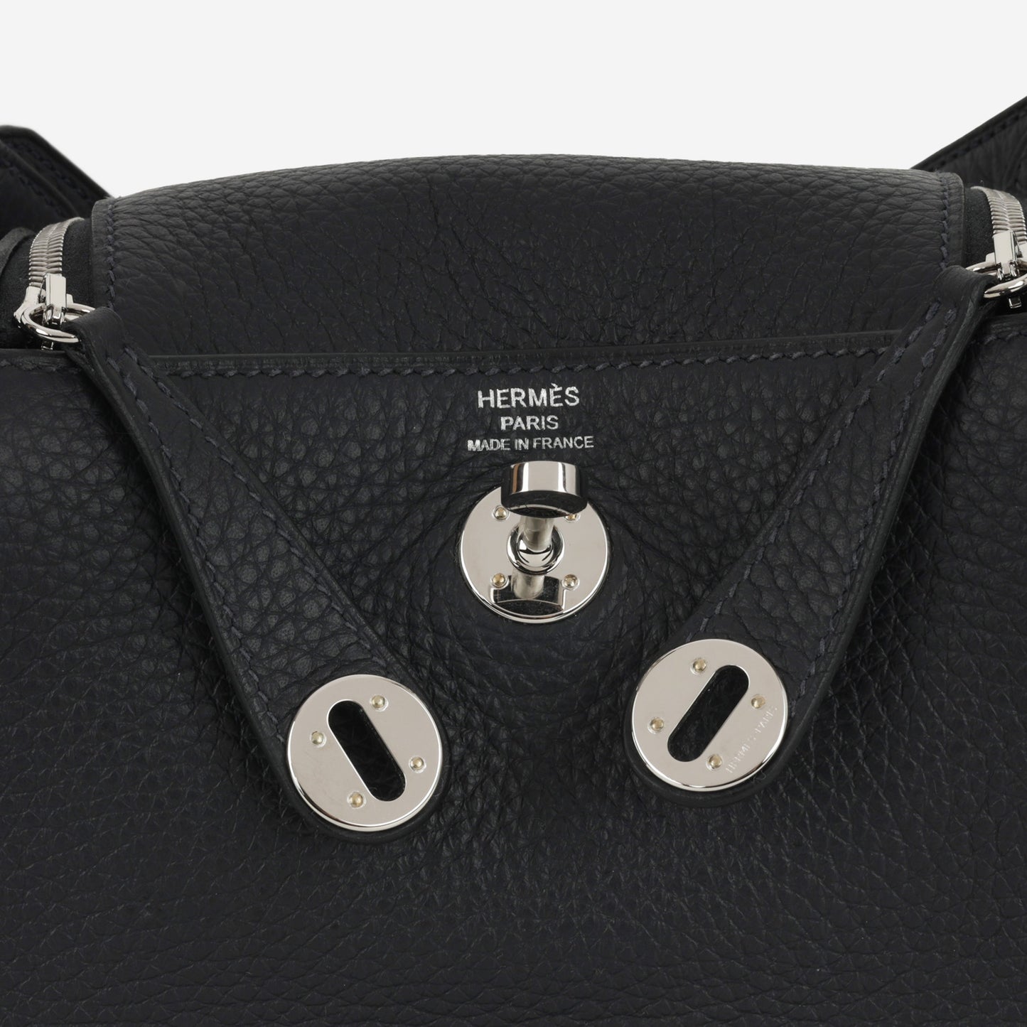Hermès Mini Lindy - Caban Clemence | Palladium Hardware