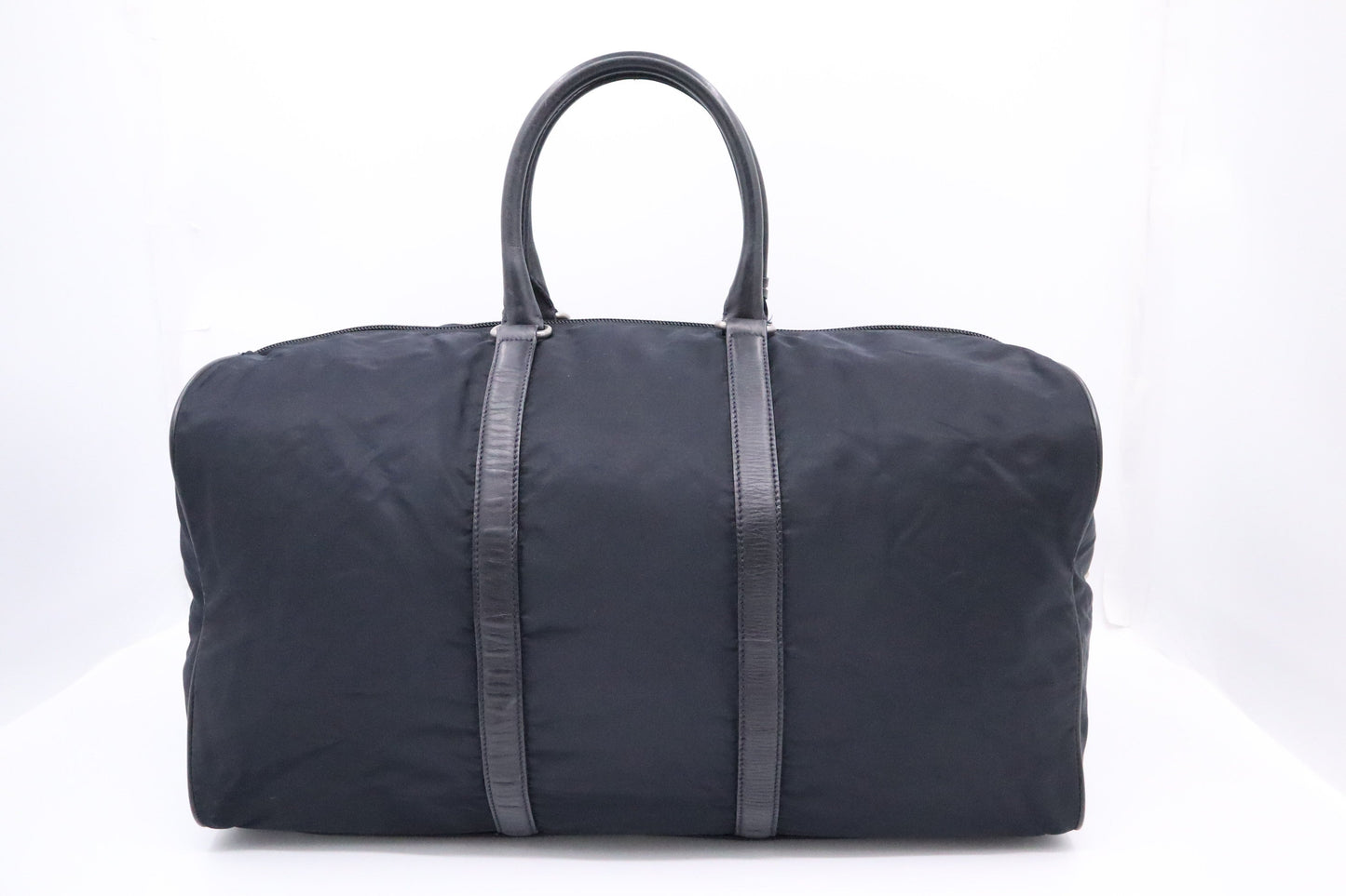 Prada Duffle Bag in Navy Nylon Canvas
