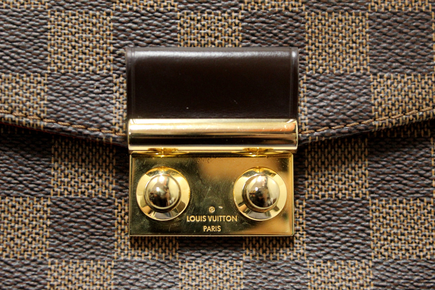 Louis Vuitton Damier Ebene Croisette Handbag/Messenger Bag