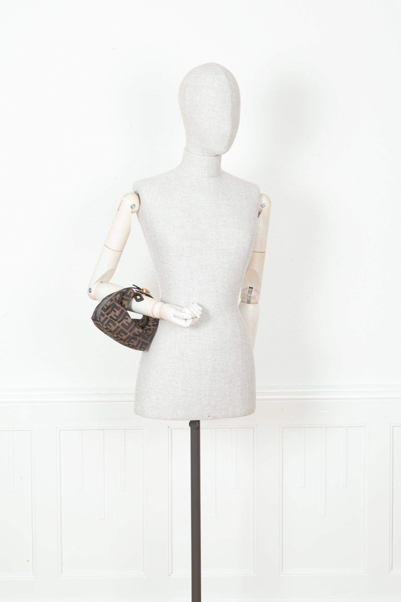 FENDI  Zucca Top Handle Bag