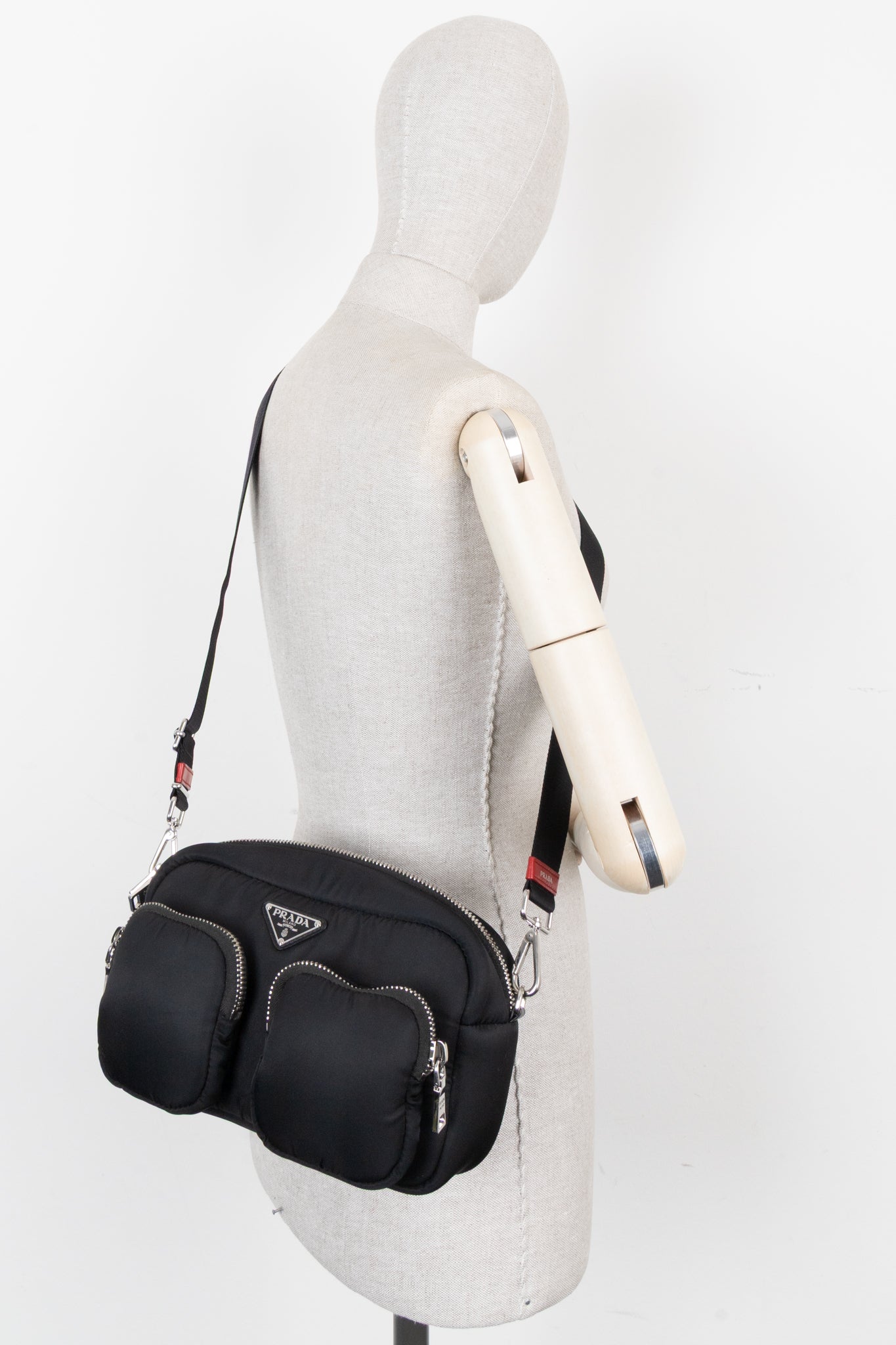 PRADA Padded Camera Bag Nylon Black