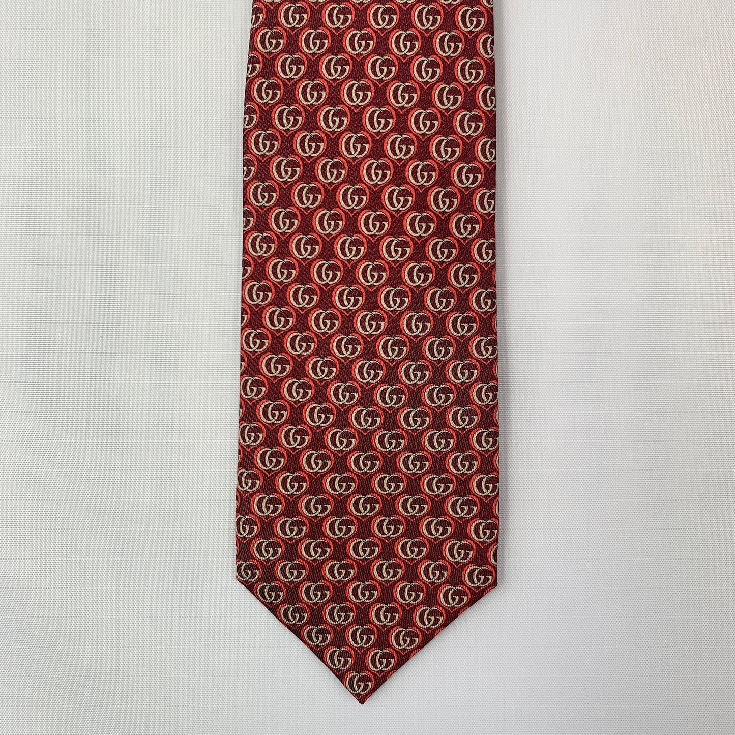 Gucci Silk Twill Love Tie in Red
