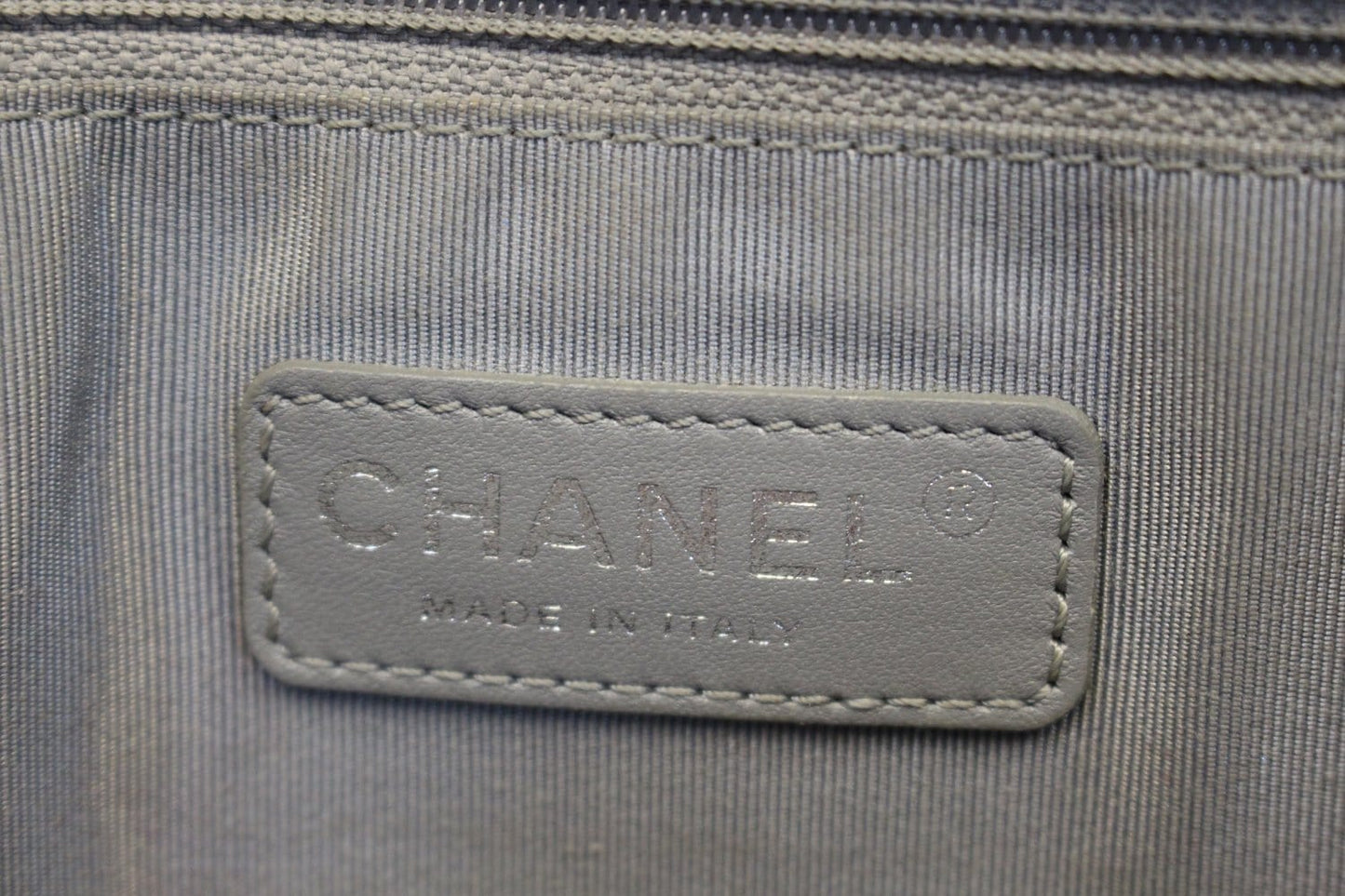 CHANEL  Flap Caviar Leather Shoulder Bag Black